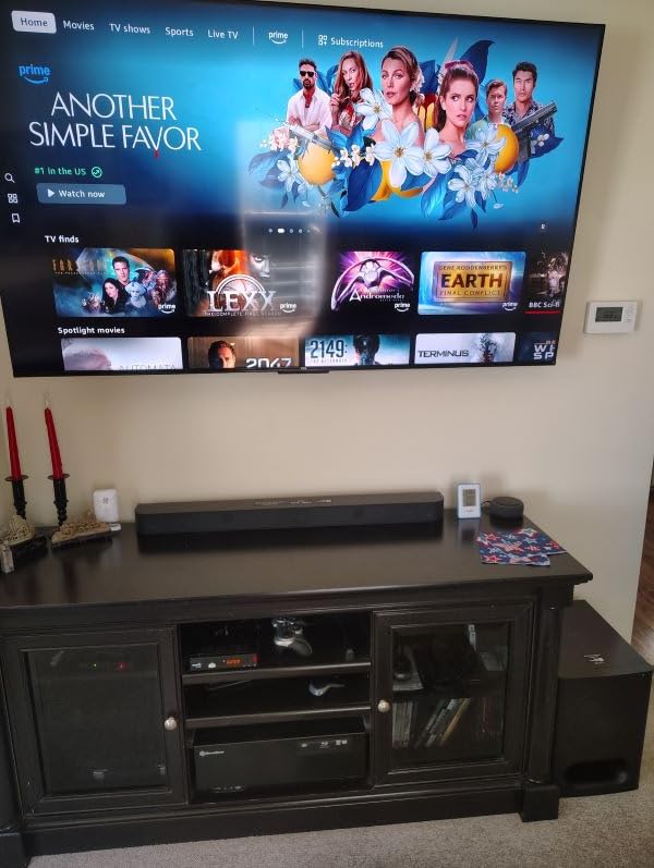 Sony BRAVIA Theater System 6 5.1ch Soundbar with Subwoofer & Rear Speakers | Dolby Atmos & DTS:X Surround Sound Home Theater, Bluetooth, Center Channel for Clear Dialogue, Multi Stereo, HT-S60 customer photo 1