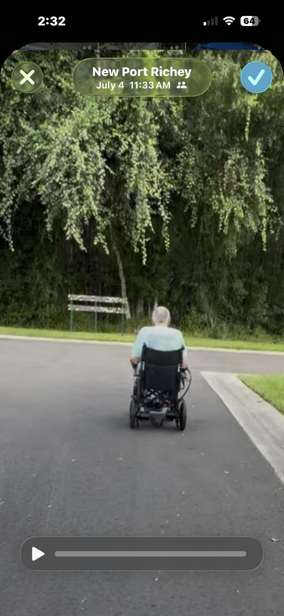 2026 New Upgrade Foldable Electric Wheelchairs for Adults,Seniors | 15 Miles Long Travel Range,Lightweight,Portable Motorized Wheelchairs,300LBS Weight Capacity,FSA&HSA Eligible,All Terrain customer photo 2