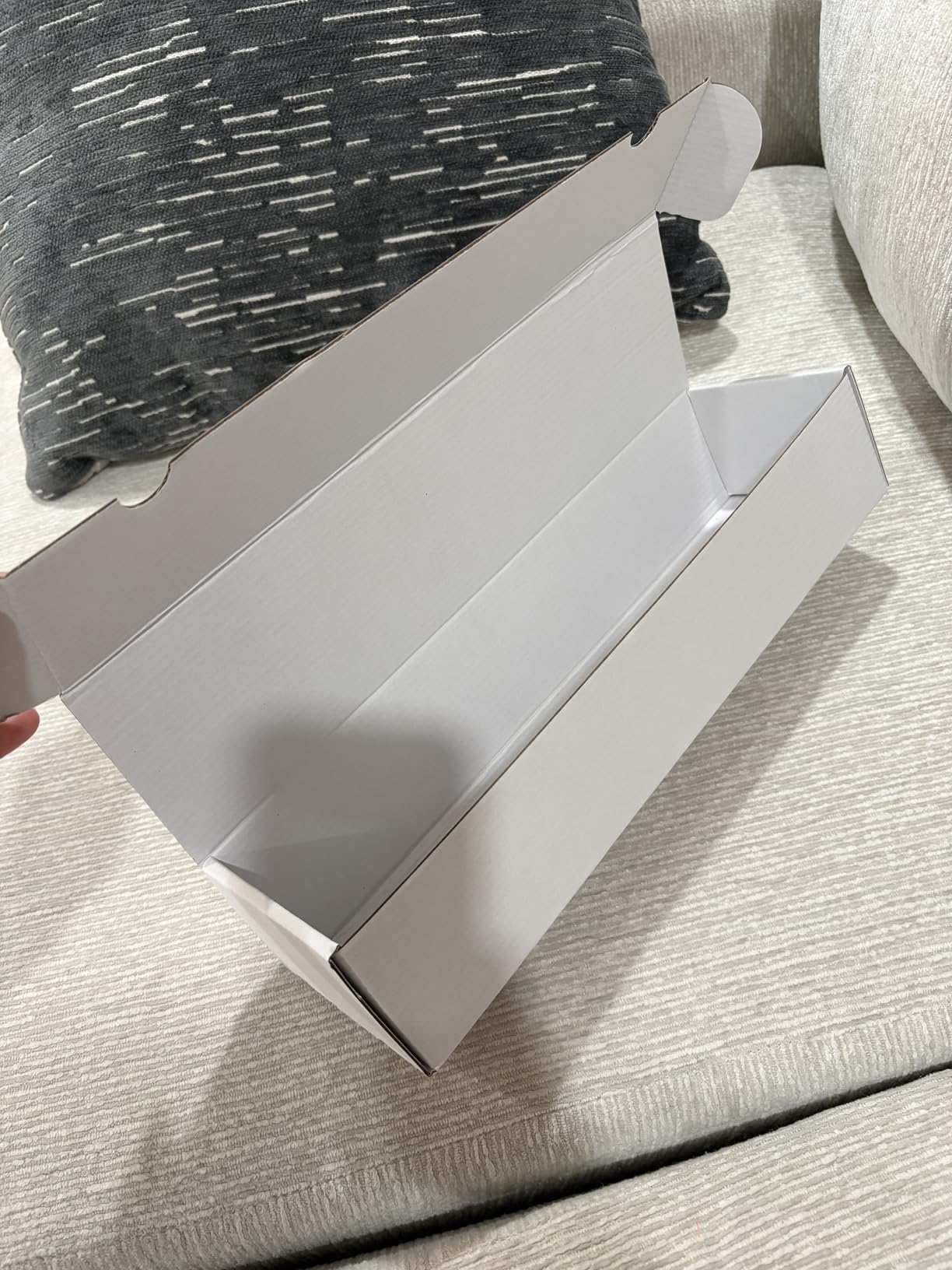 Trading Card Storage Box, 10-Pack 1100 Count White Corrugated Cardboard Box | Bulk Sports Storage Box for TCG/Magic/Mtg Basketball Card, Collectible Trading Cards customer photo 1