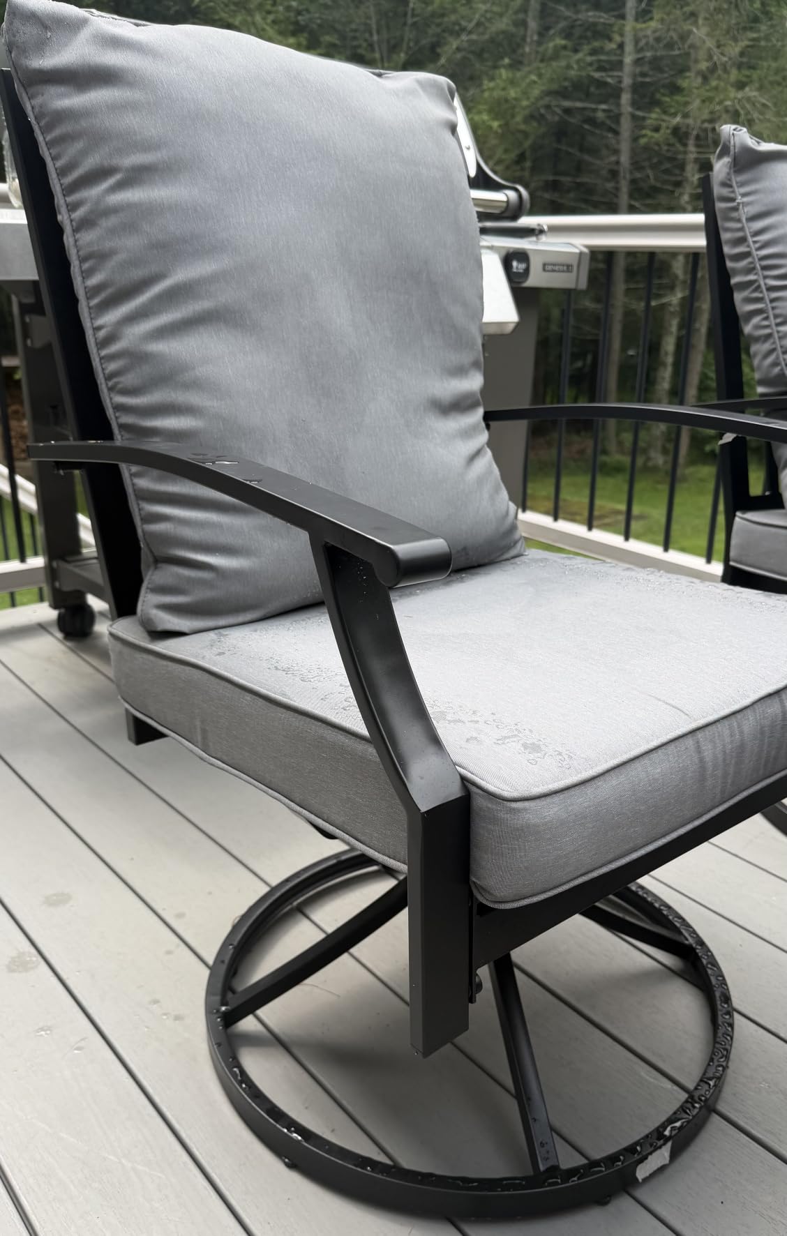 5 Pieces Outdoor Patio Furniture Set with 48