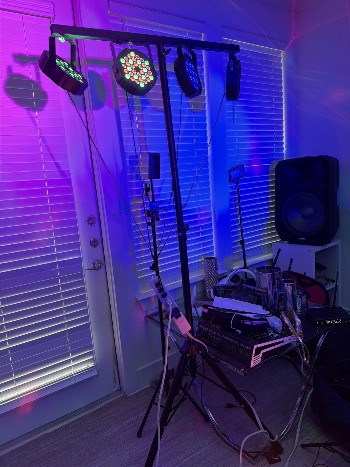 LED Stage Lights 4Pack - Czgor 36W RGB DJ Par Light for Party, Remote & DMX | with Sound Activated Auto Play by Remote / DMX Control Uplights for Events Wedding Parties Club Christmas DMX512 Lighting customer photo 2