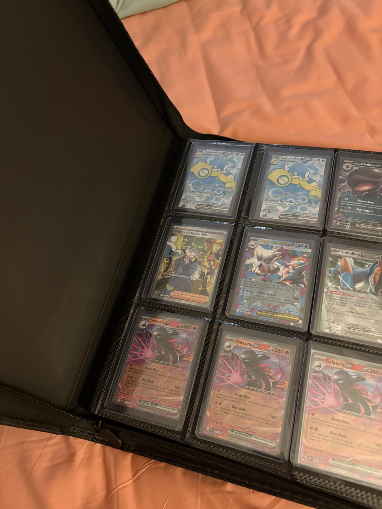 Toploader Binder Holds 324 Toploaders - 20 Toploaders | Waterproof PU Leather + Anti-Yellowing PP Inserts | Ridge Tab Sorting Portable top loader binder for cards (For Sports/Game Cards) customer photo 2