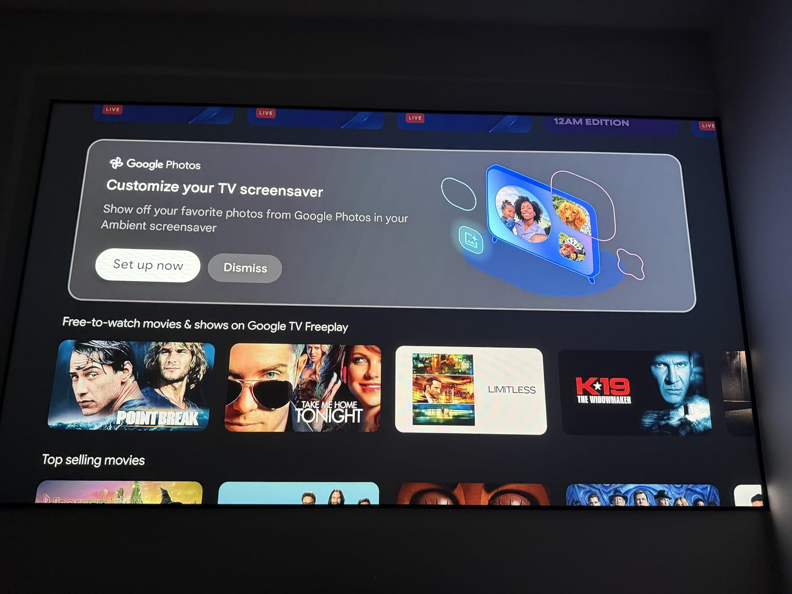 NothingProjector ALR Screen for Ultra Short Throw Projector, 100 inch | 85% Ambient Ceiling Light Rejecting, 4K/8K UHD Active 3D, Fixed Frame 16:9, Wall Mount Anti Daylight UST, Classic NothPJ customer photo 2