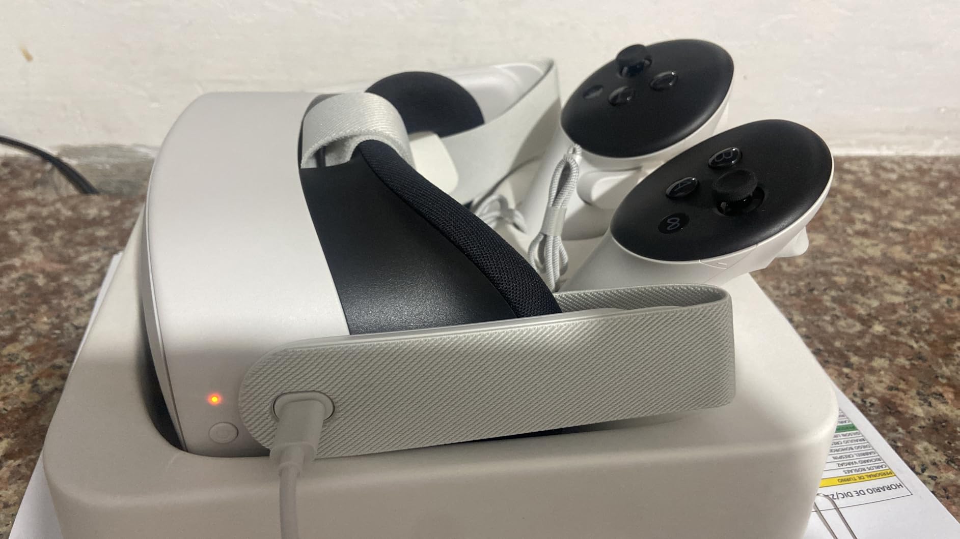 Meta Quest 3S 128GB | VR Without Wires - Gorilla Tag Cardboard Monkenaut Bundle - Amazon Exclusive -Access to 100+ Games with a 3-Month Trial of Meta Horizon+ Included customer photo 1