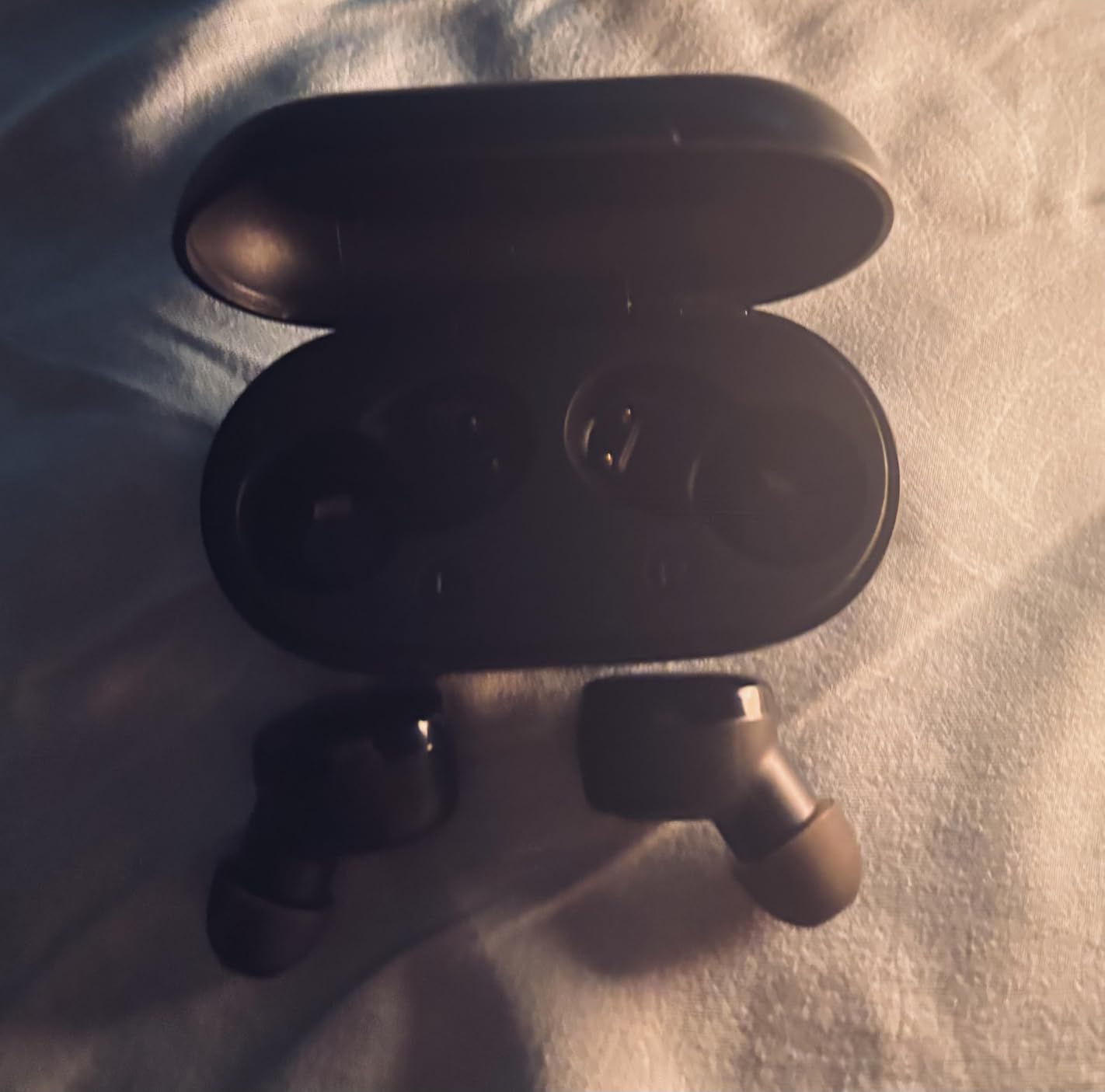 Lanteso True Wireless Earbuds Bluetooth 5.4 in Ear Headphones, 48H Playtime Light Weight Built in Mic Premium Sound with Deep Bass Clear Calls for Sports Workout, Black customer photo 1