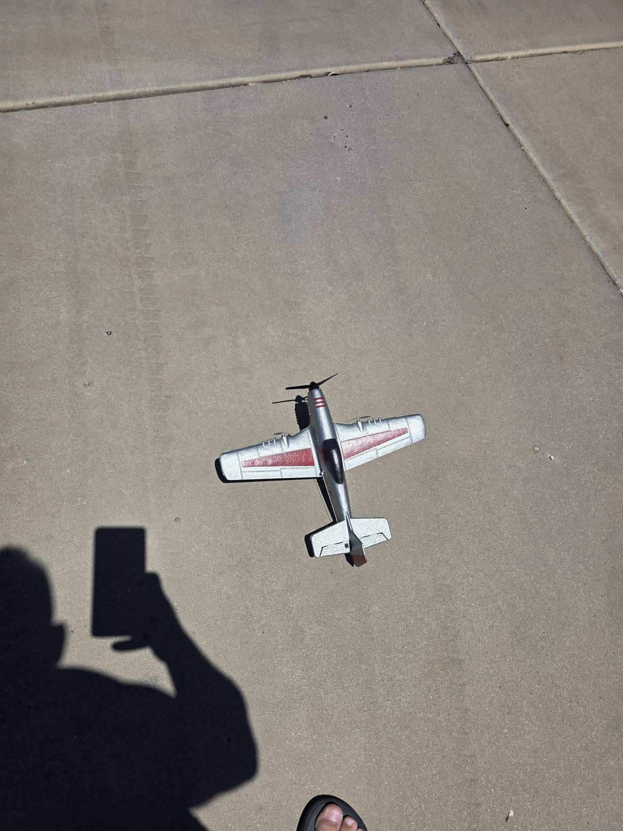 SIMREX RC Plane for Kids & Beginners - P51 Foam Glider, 2.4GHz 3-Channel Remote Control Airplane Toy with 6-Axis Gyro, Easy to Fly RC Airplane for Outdoor Park Play - Gift for Boys & Girls customer photo 1