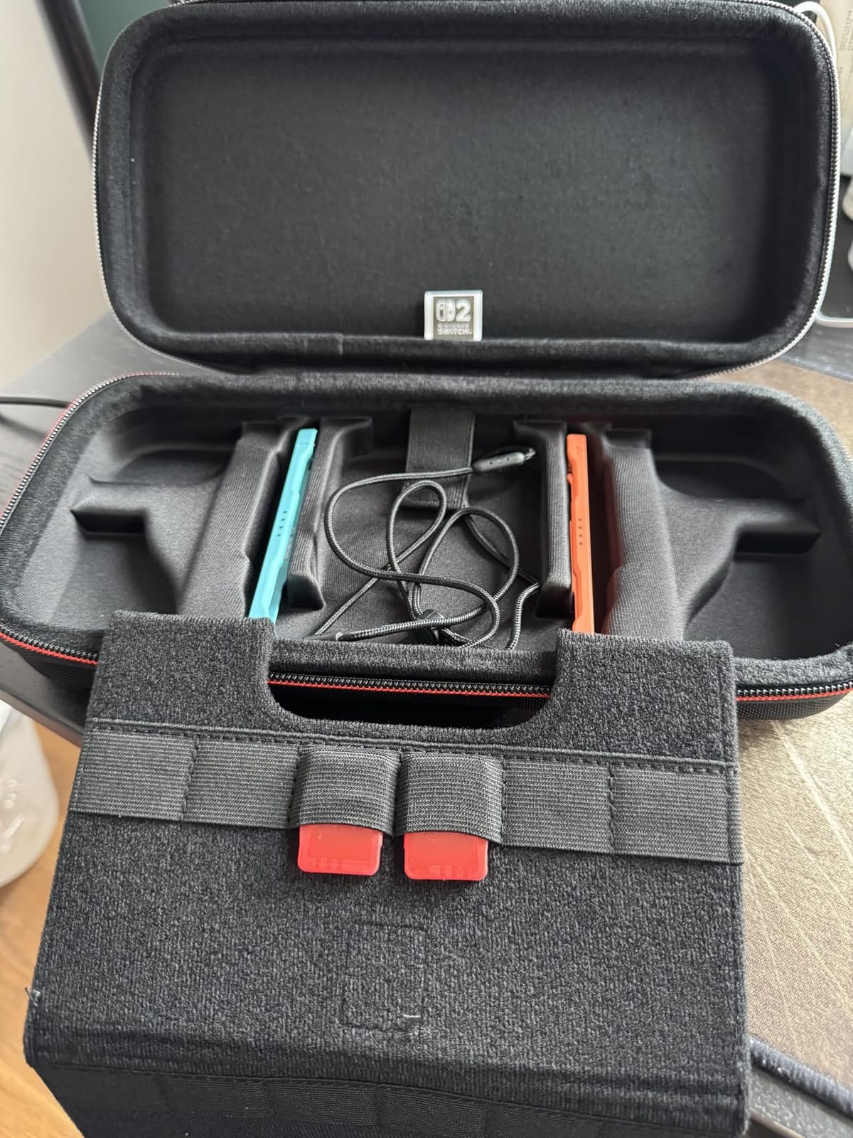 Game Traveler R.D.S. INDUSTRIES, INC Deluxe Licensed Travel Case for Nintendo Switch, Nintendo Switch 2, OLED, Black Small (NS241) customer photo 1