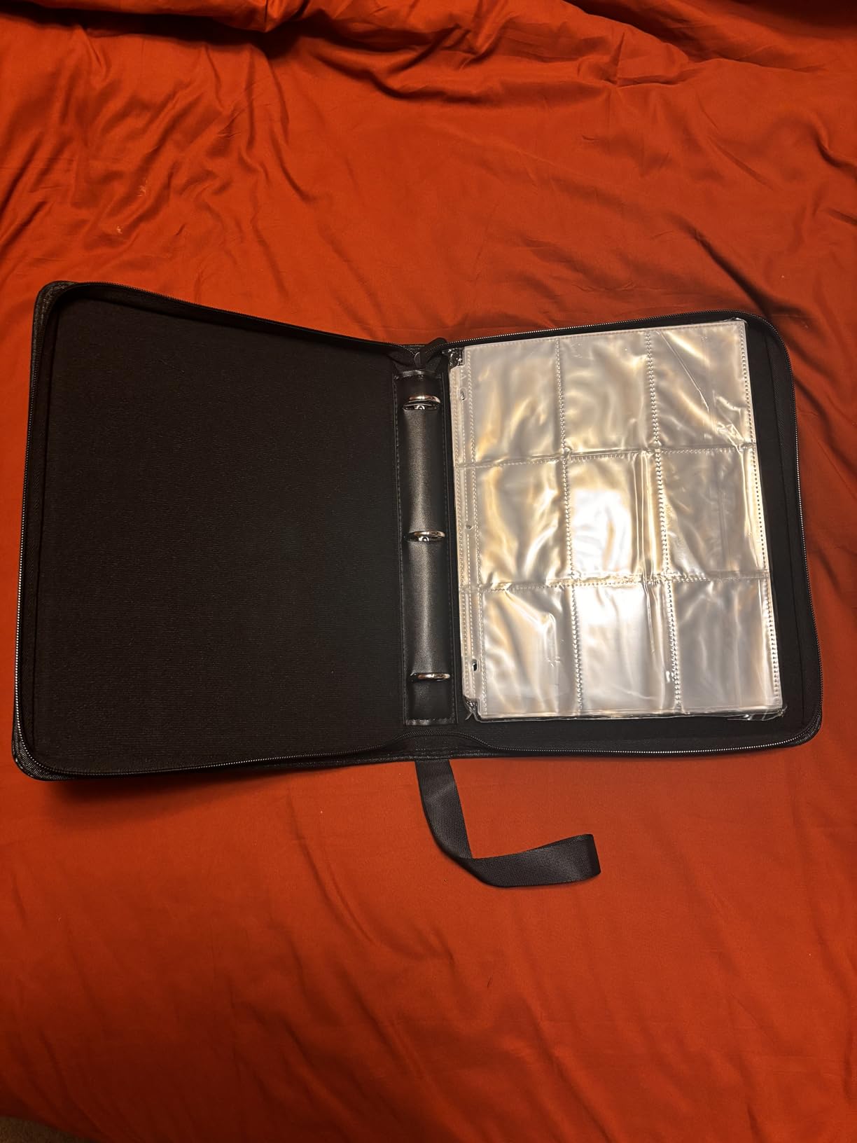 Portable 9-Pocket Trading Card Binder, Holds 1080 Cards | 60 Removable Double-Sided Sleeves, Baseball Card Binder Card Storage Organizer Album for Boys, Girls, Sports & Game Cards customer photo 2