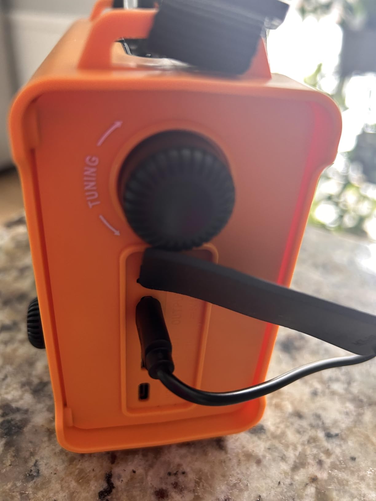 Solar Radio Emergency Hand Crank 12000mAh with Clear Signal | AM FM NOAA Weather Radio Battery Operated with 2-Mode LED Flashlight Cell Phone Charger Dual Outputs SOS customer photo 1
