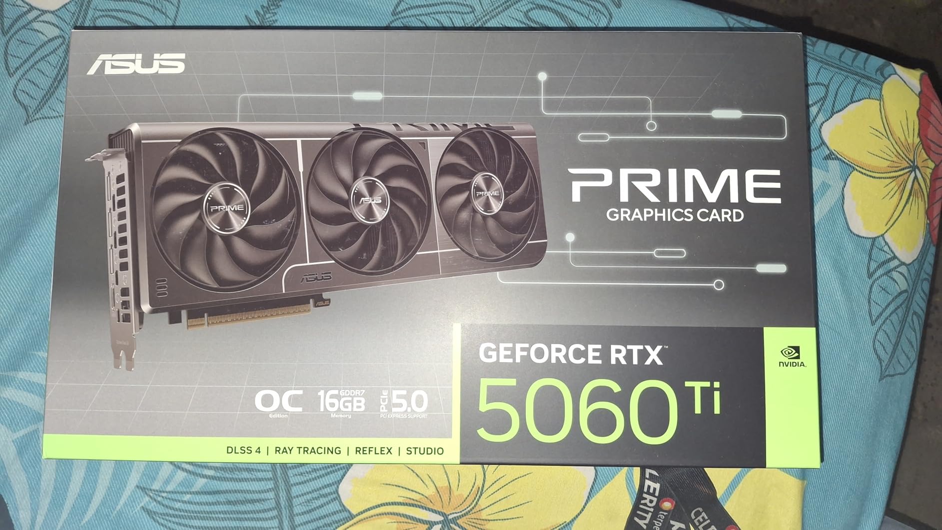 ASUS Prime GeForce RTX 5060 Ti 16GB GDDR7 OC Edition Gaming Graphics Card | SFF-Ready, PCIe 5.0, HDMI/DP 2.1, 2.5-slot, Axial-tech Fans, Dual BIOS customer photo 2
