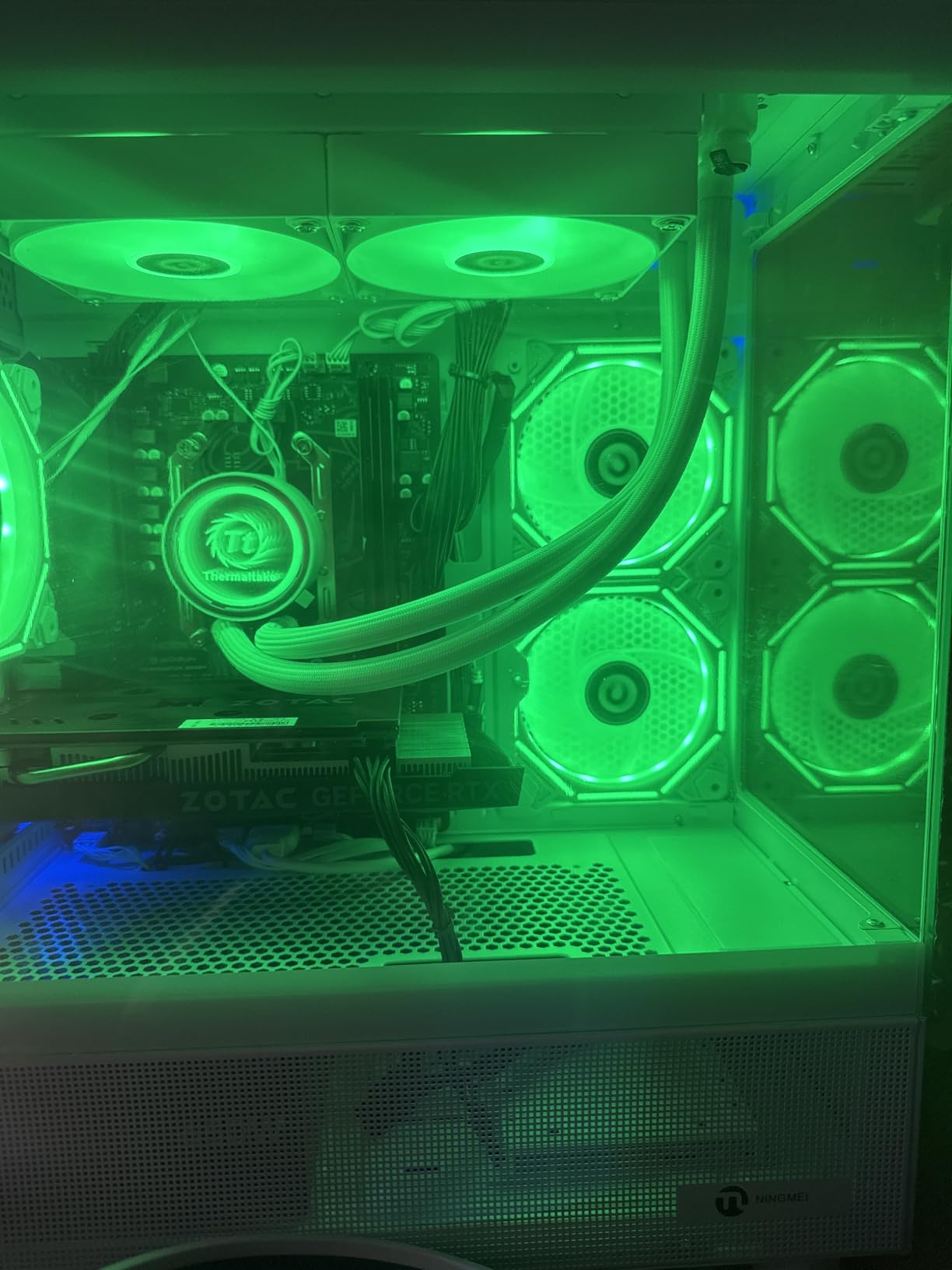 Prebuilt Gaming PC AMD Ryzen 7 5700X RTX 5060 8GB, 32GB DDR4 RAM, 1TB Gen4 NVMe M.2 SSD, 600W PSU, WiFi Ready & Windows 11 Home Gaming Desktop Computer, White customer photo 2