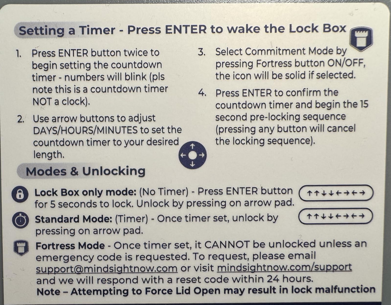 Mindsight Personal Timed Lock Box | Beat Everyday Temptations & Screen Time | 3 Commitment Modes | Fits 1 Phone with Standard Case | Charges While Locked | Out of Sight, Out of Mind customer photo 1