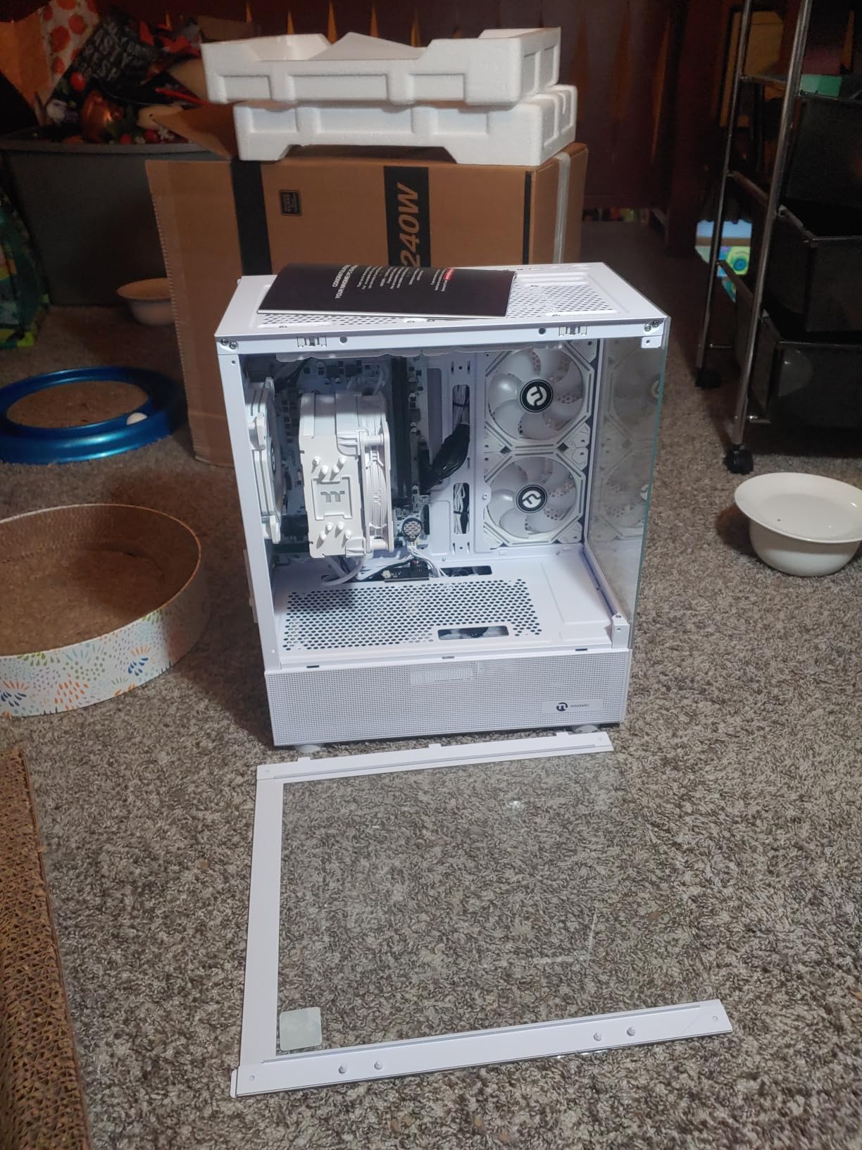 NINGMEI Prebuilt Gaming PC,AMD Ryzen 5 5500 GTX 1660 Super 6GB GDDR6 customer photo 1