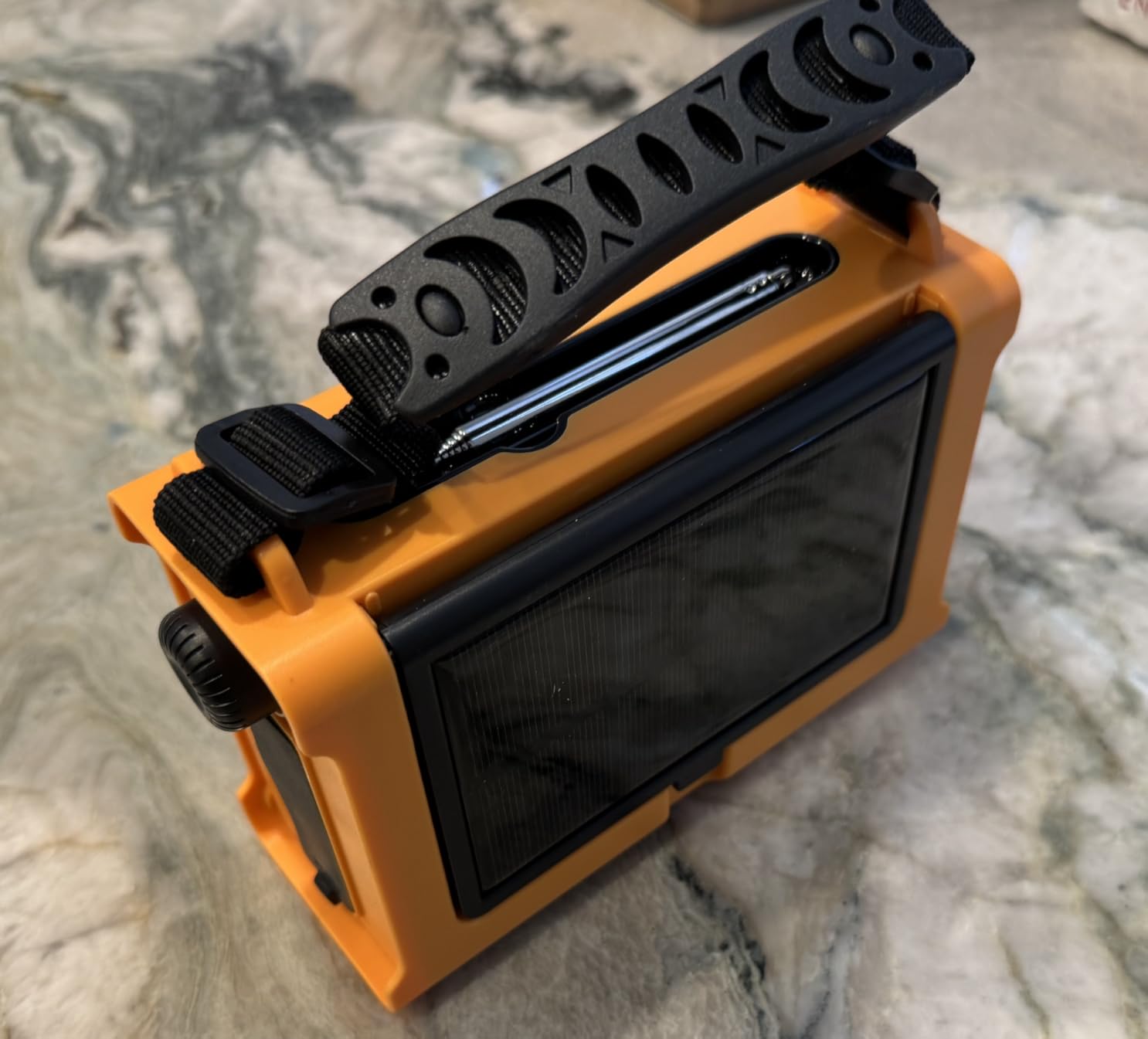 Emergency Radio with Hand Crank & Solar, NOAA Weather Band, AM/FM, 12000mAh | 8500mm Solar Panel, Clear AM/FM Reception, 5W Flashlight & Reading Light, 120dB SOS, Phone Charging for Hurricanes & Outages customer photo 1