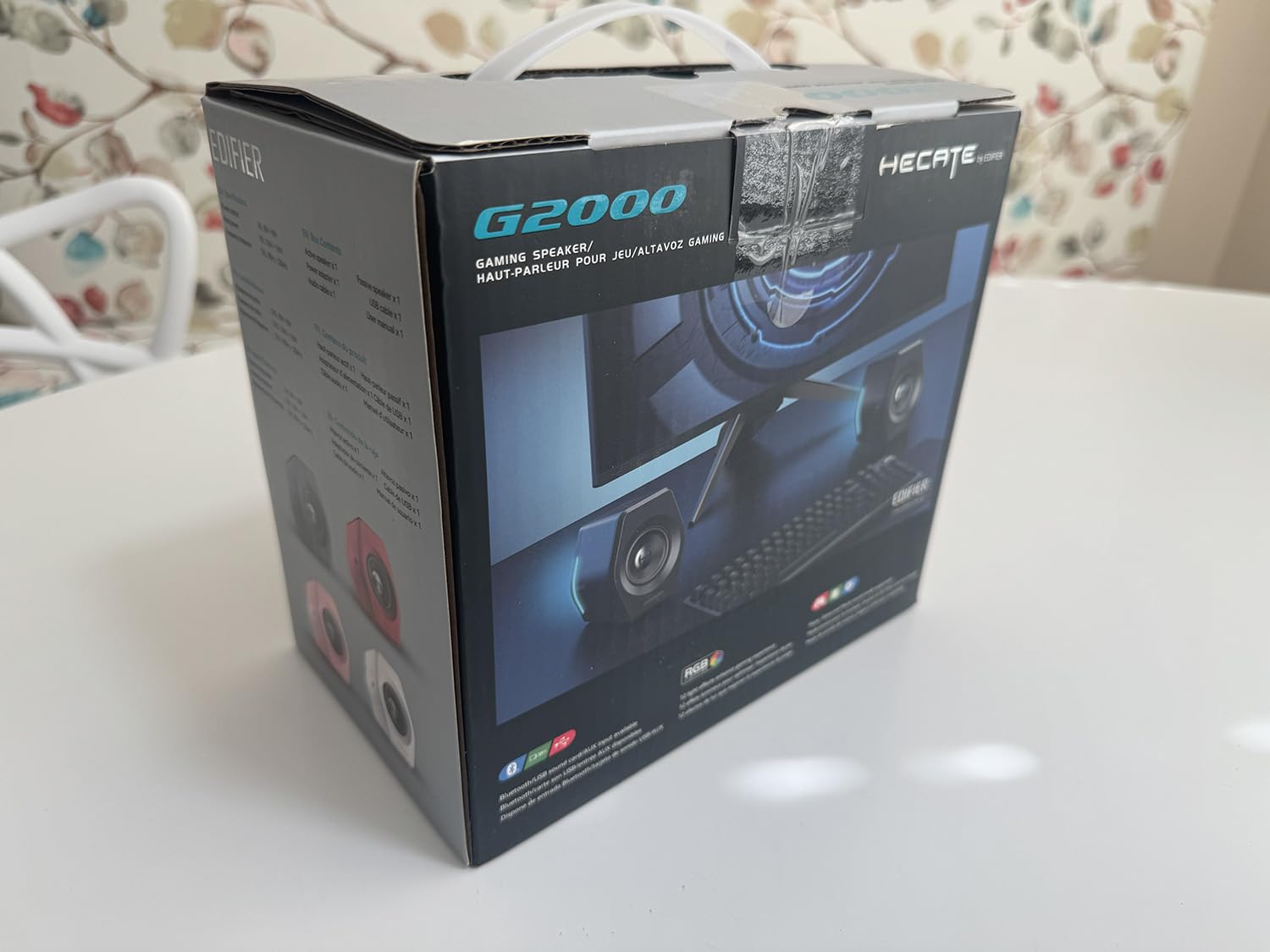 Edifier Hecate RGB Gaming Speakers, 32W Peak Power, Bluetooth, Black customer photo 2