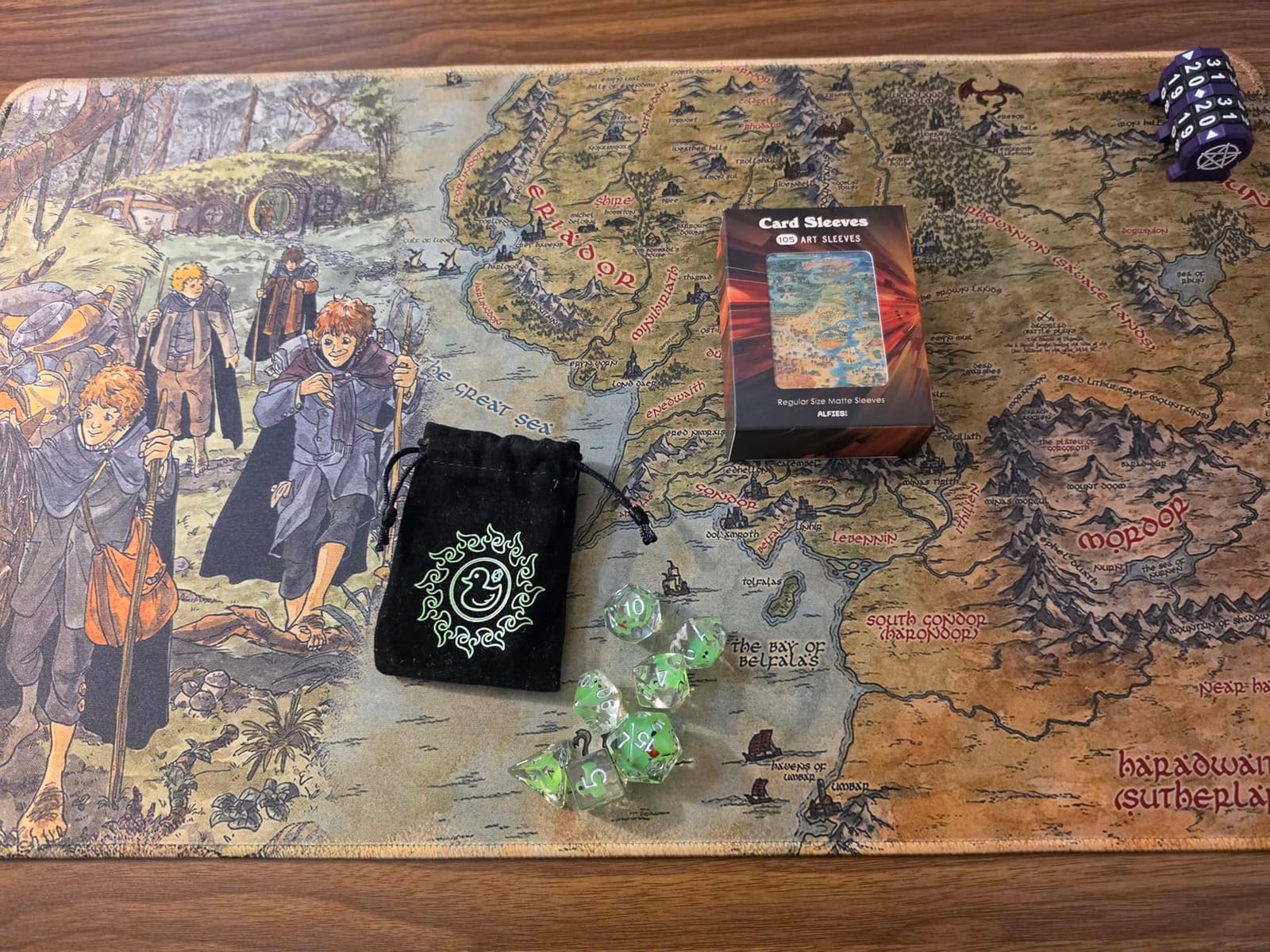 MTG Playmat Non-Slip Rubber Backing Printing Commander Board Game Desk Mat Duel Mat TCG PTCG Playmat 24x14 inches and Free Storage Bags customer photo 1