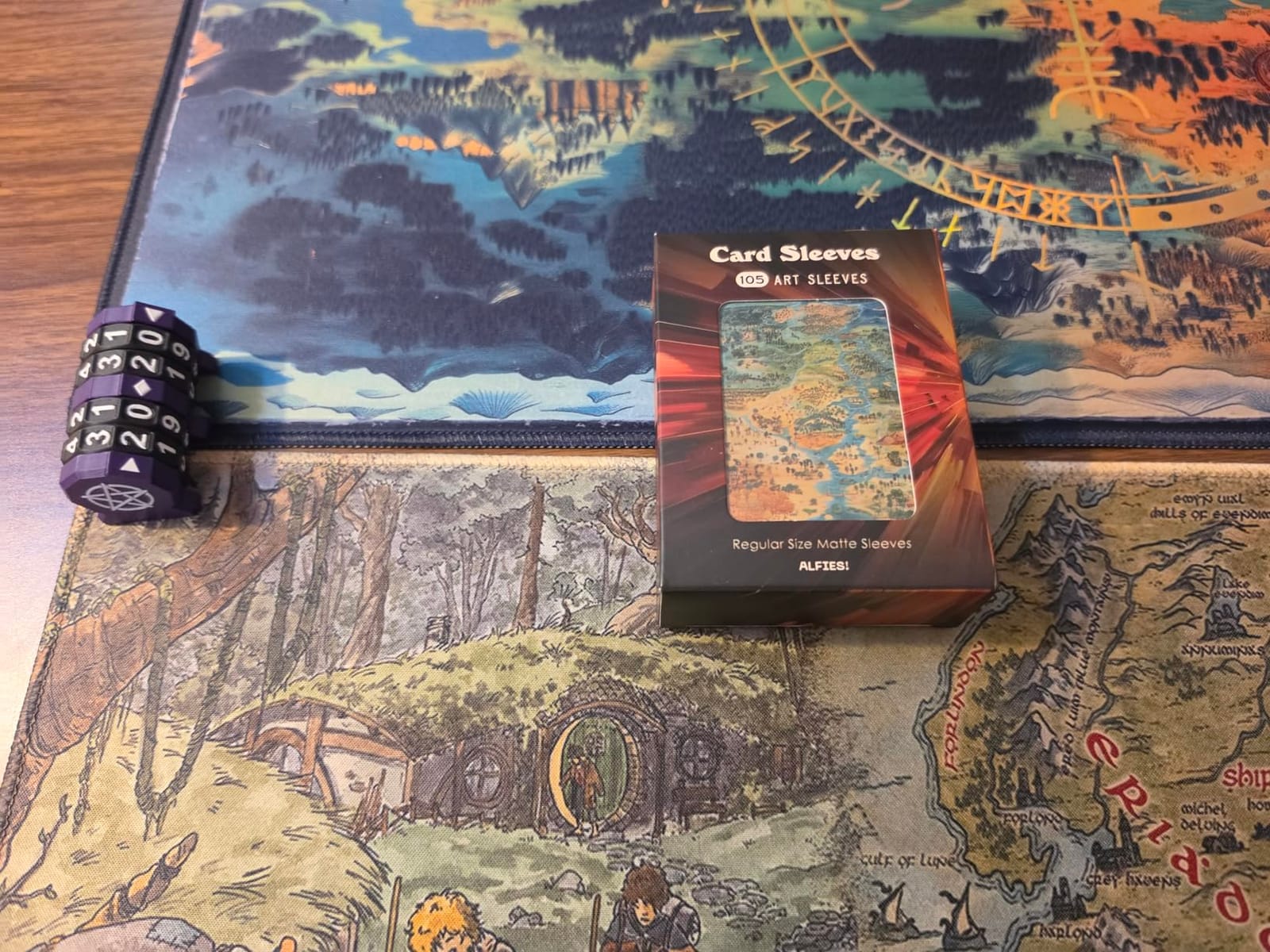 MTG Playmat Non-Slip Rubber Backing Printing Commander Board Game Desk Mat Duel Mat TCG PTCG Playmat 24x14 inches and Free Storage Bags customer photo 2