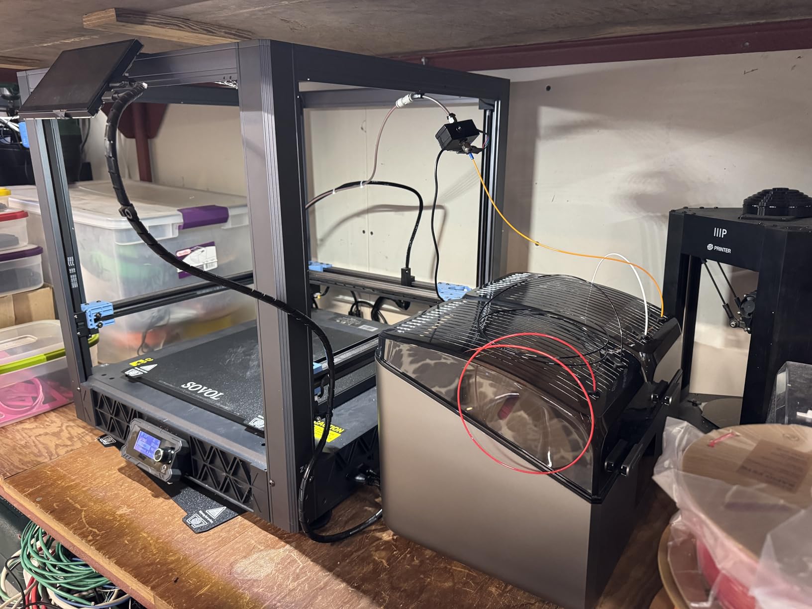 Official Creality Filament Dryer, Space Pi X4 Filament Storage Box, 85℃ Max Temperature, Dual Independent Heating Chambers, Power Saving for PLA PETG ABS TPU ASA PC PA PAHT, DB-05 customer photo 2