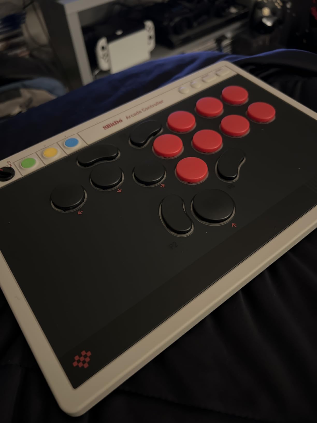 8BitDo All-Button Arcade Controller for Switch & Windows, N Edition | Leverless, All-button, Ultimate precision, Low-profile Linear Switches, 4 Programmable Buttons, Hot-swappable PCB, Ultra thin customer photo 2
