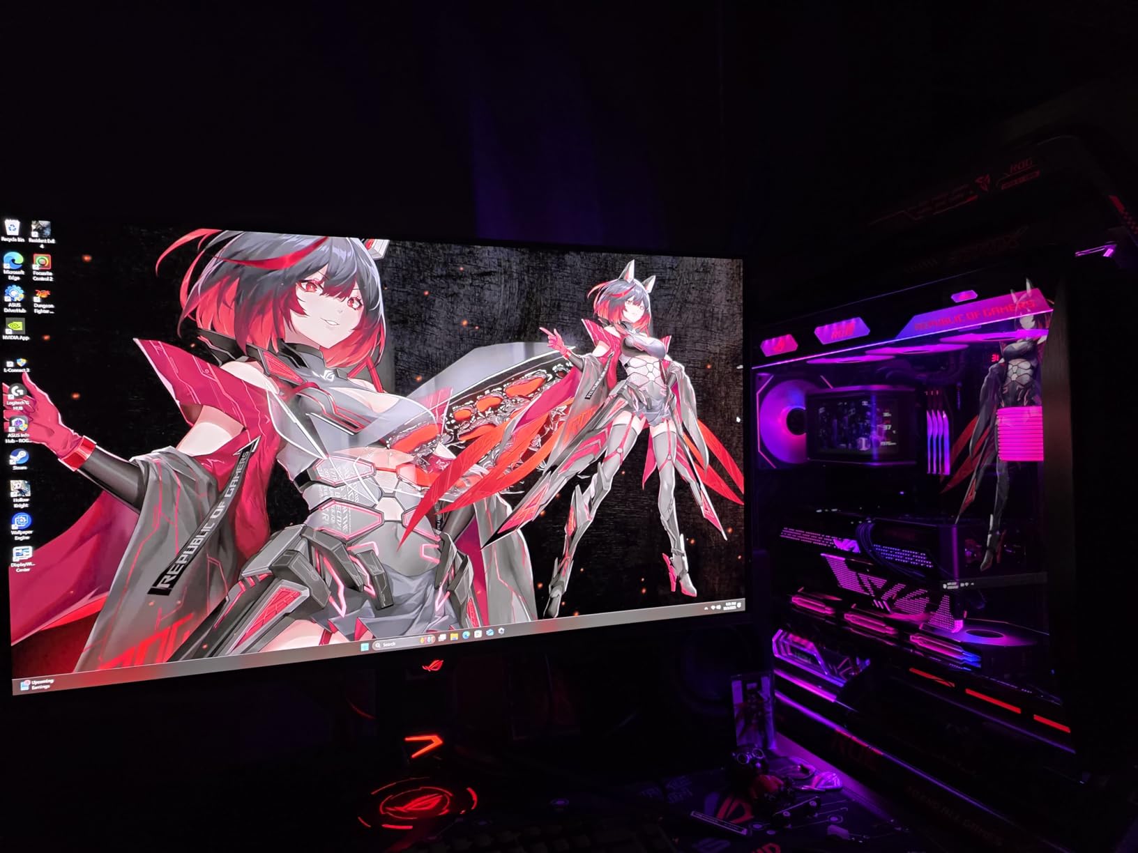ASUS ROG Strix NVIDIA GeForce RTX 5070 Ti 16GB GDDR7 OC Edition Gaming Graphics Card, PCIe 5.0, HDMI/DP 2.1, 3.2-Slot, MaxContact Design customer photo 1
