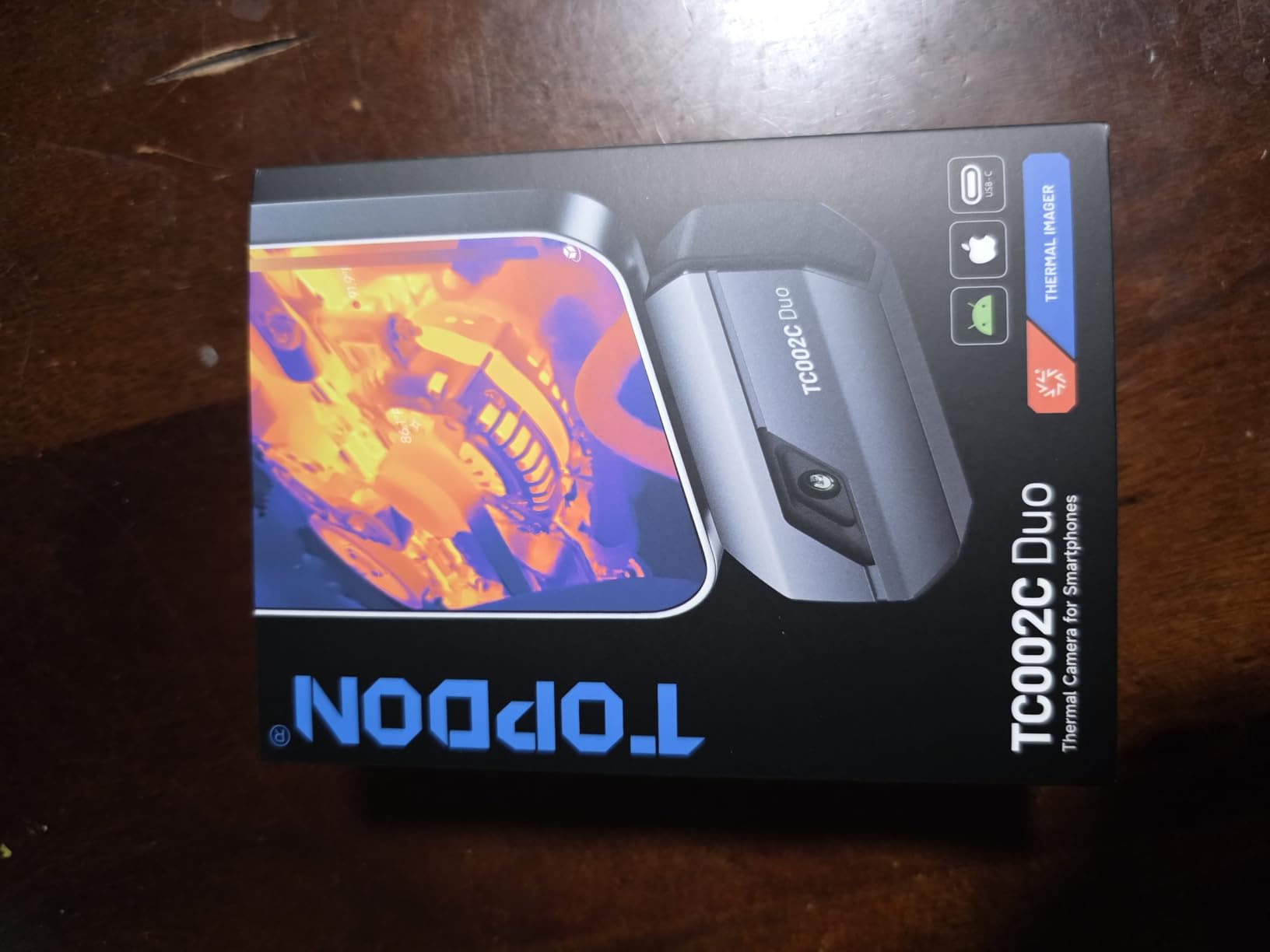 TOPDON TC002C Duo Thermal Imaging Camera for USB-C iPhone iPad Android | 512 x 384 Super Resolution, 256 x 192 IR Resolution Imager, 40mK NETD, -4°F~1022°F Temp Range, 25Hz Refresh Rate customer photo 1