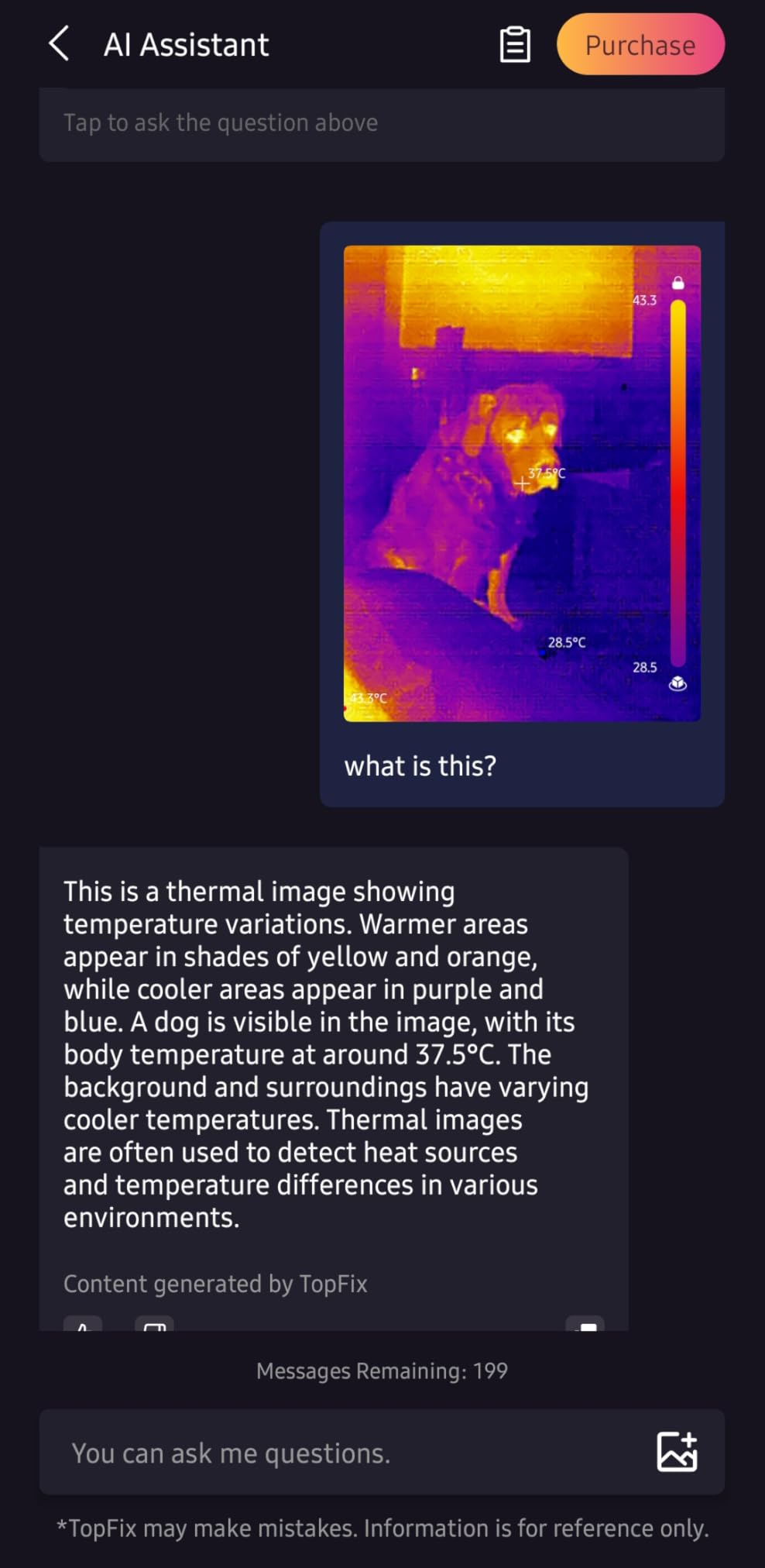 TOPDON TC002C Duo Thermal Imaging Camera for USB-C iPhone iPad Android | 512 x 384 Super Resolution, 256 x 192 IR Resolution Imager, 40mK NETD, -4°F~1022°F Temp Range, 25Hz Refresh Rate customer photo 2