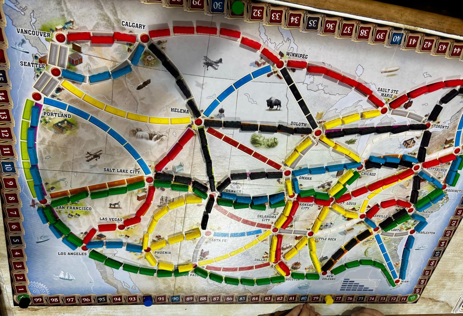 Asmodee Ticket to Ride Board Game (2025 Refresh) - A Cross-Country Train Adventure for Friends and Family, Strategy Game for Kids & Adults, Ages 8+, 2-5 Players, 30-60 Minute Playtime customer photo 2