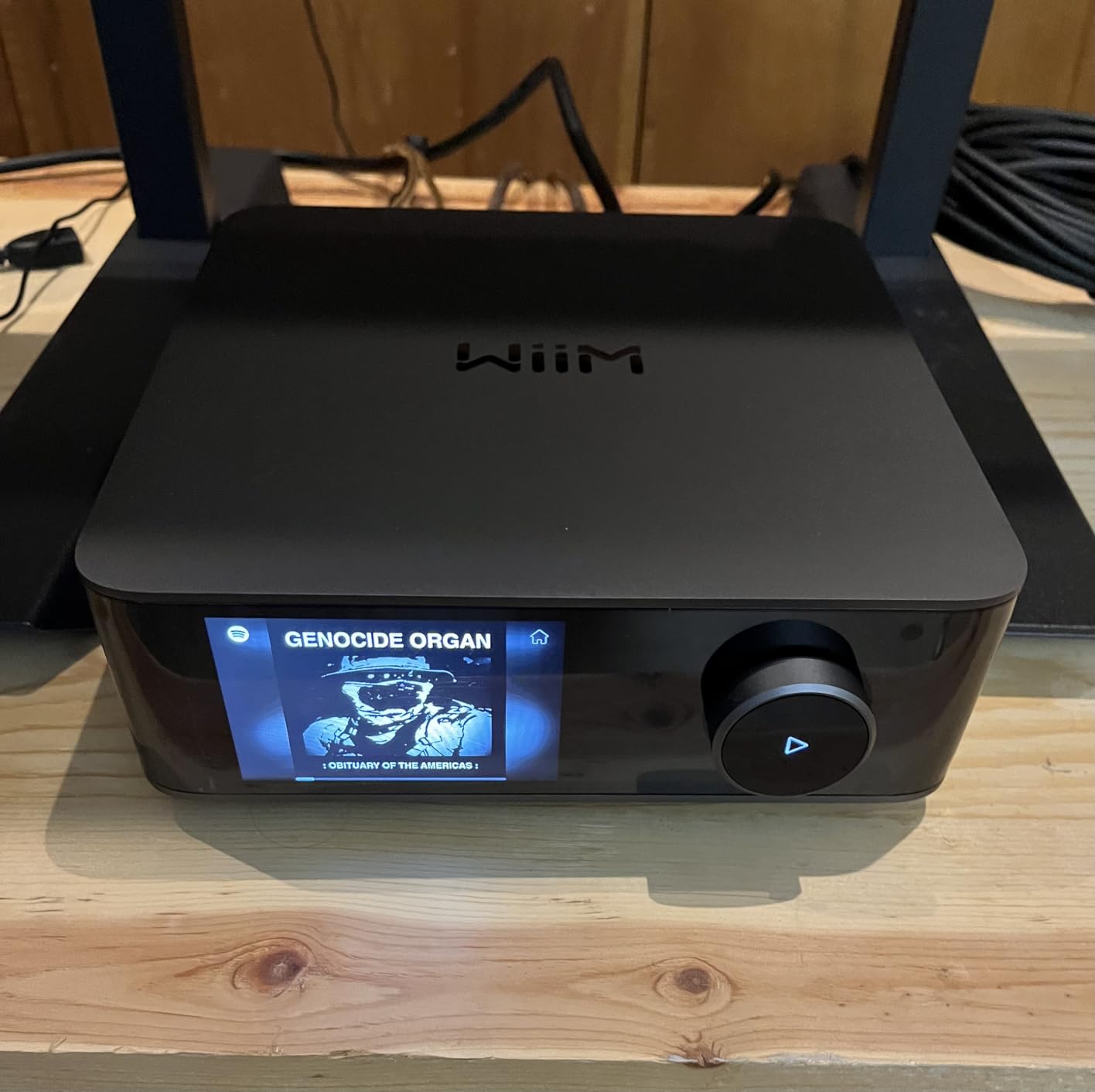 WiiM Amp Ultra Stereo Streaming Amplifier, HDMI ARC & RoomFit, Space Gray | Upgrade Passive Speakers with 100W/ch at 8Ω, Hi-Res Sound, Touchscreen Control, RoomFit Correction, and Multi-room Audio customer photo 2