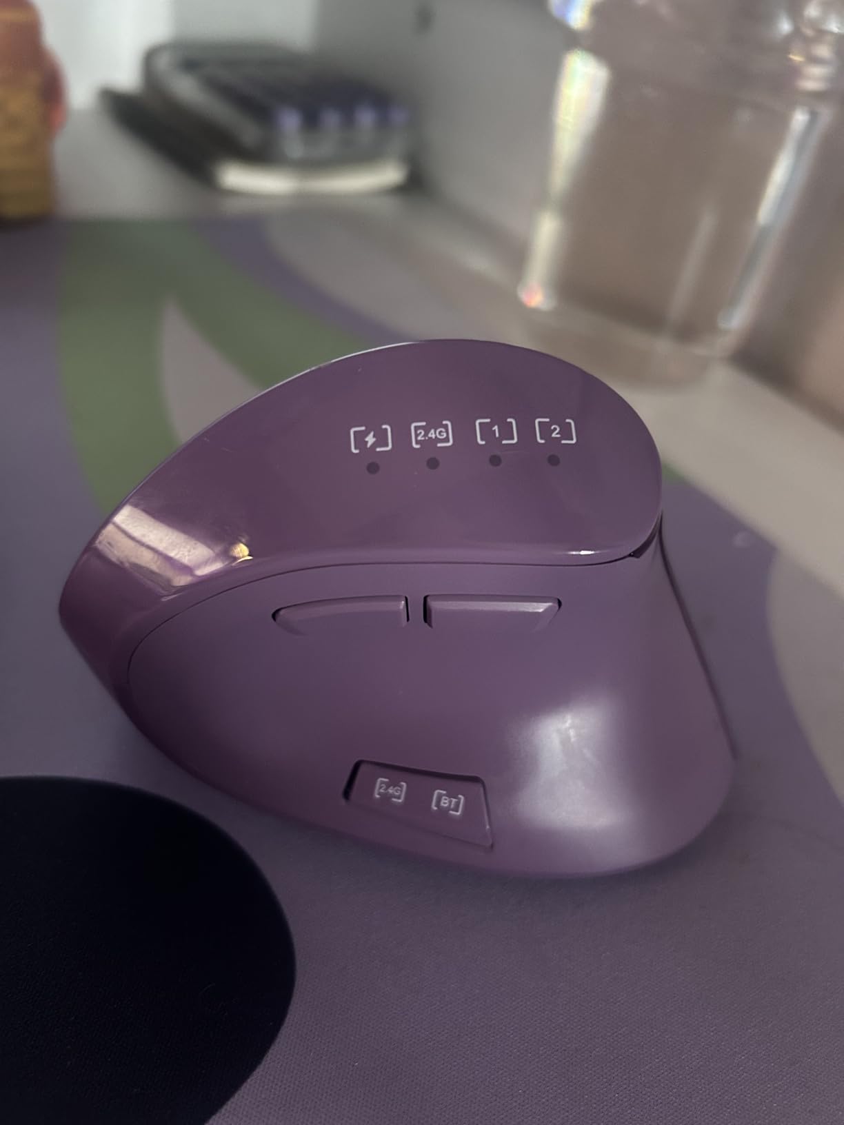 Gaming Mouse with 5 D Rocker, Wireless Vertical Mouse with [24000 DPI] [12 Programmable Buttons], Computer Mouse for Gamer/PC/E-Sports/Laptop (Black) customer photo 2