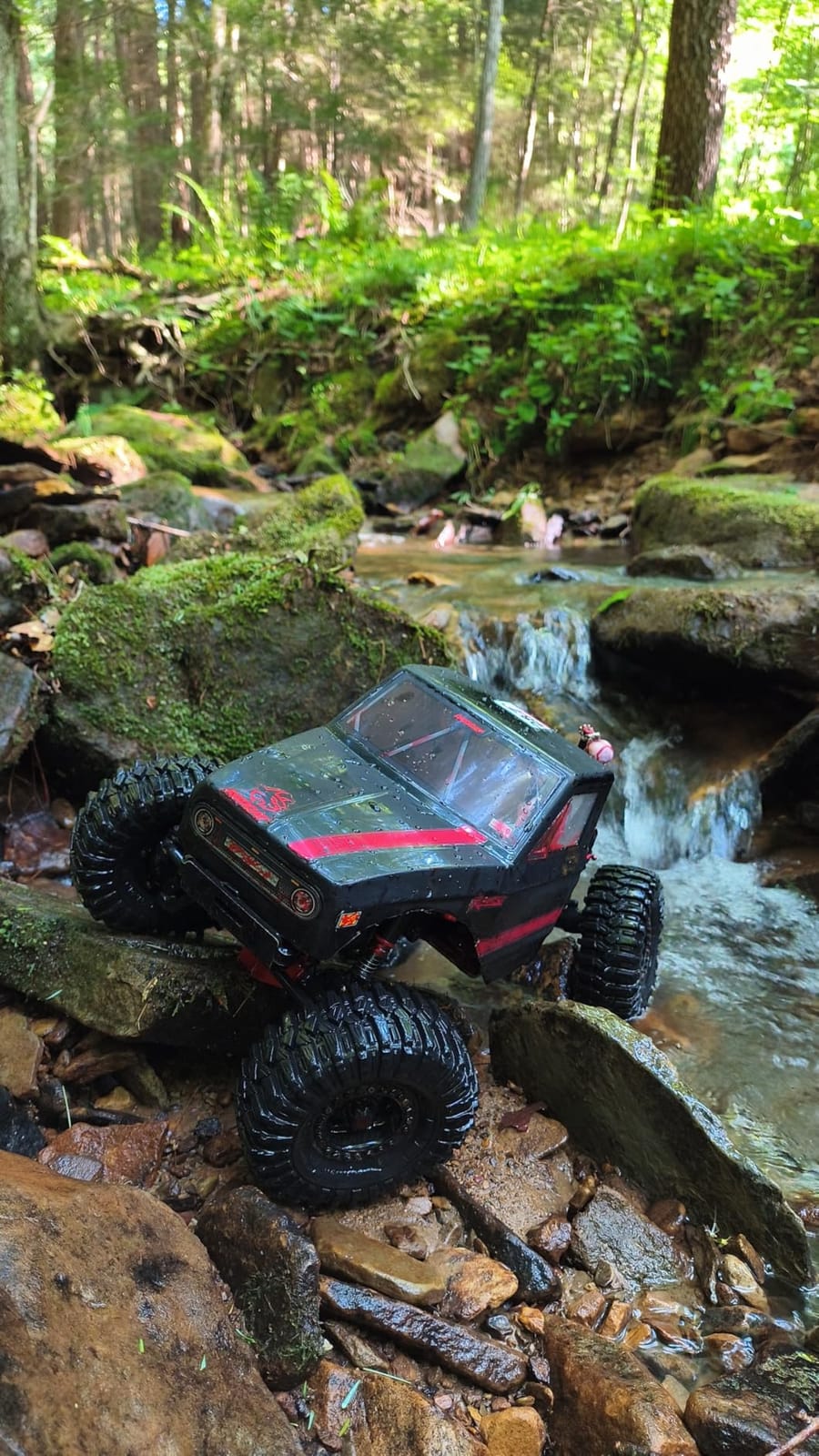 Redcat Ascent Fusion 1:10 Scale RC Rock Crawler, Brushless Motor, 4WD, Carbon Fiber Frame, Black customer photo 1