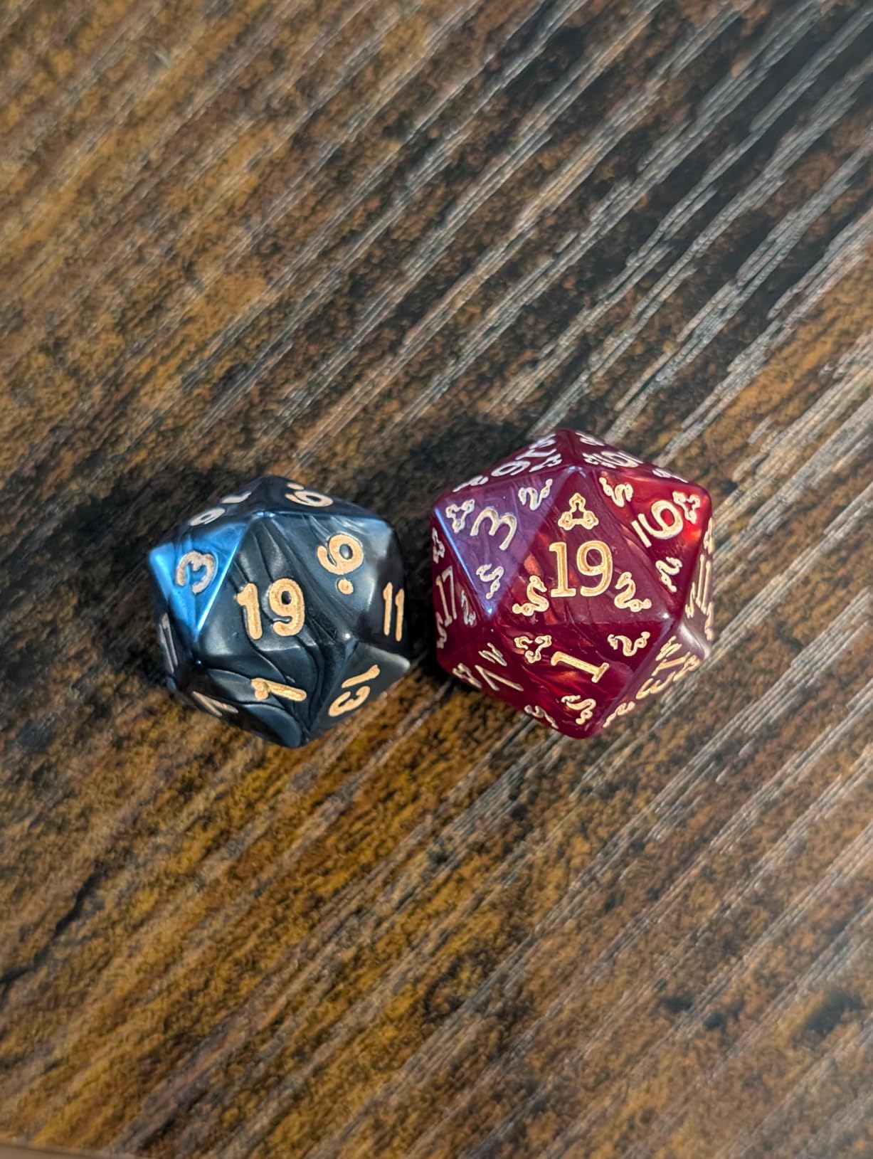 D&D Dice Set, 42PCS Polyhedral Dice with Bag for DND RPG Games | 5 complete acrylic dice sets with clear, easy-to-read numbers customer photo 1