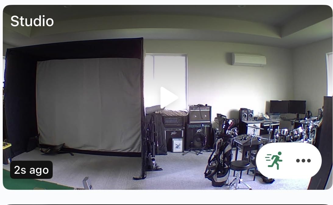 Diandian Golf Simulator Enclosure Kit 10 x 8 ft with 4K-Ready Impact Screen | 600D Blackout Cover, Anti-Ricochet Foam Padding & Safety Side Nets, Golf Cage for Indoor Garage, Basement & Home Practice customer photo 1