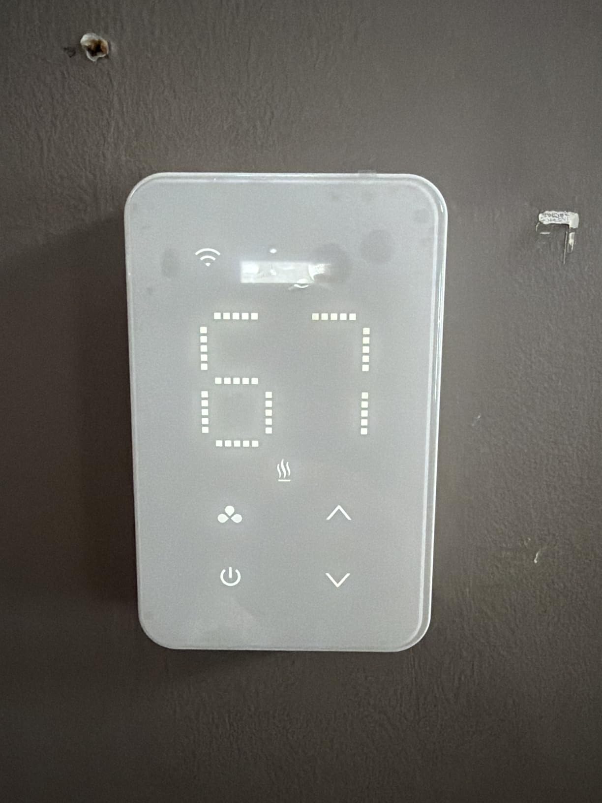 meross Matter Smart Thermostat for Electric Baseboard Heaters | WiFi Programmable Thermostat Works with HomeKit, Alexa, Google Home & SmartThings | 120-240V | Energy Saving | Remote Control customer photo 2