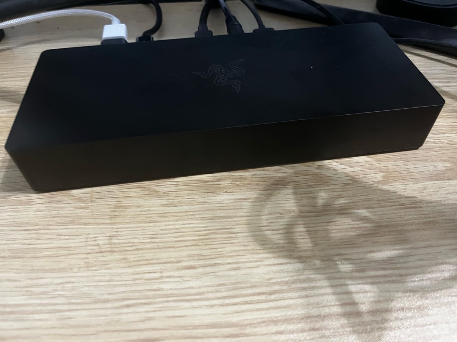 Razer Thunderbolt 5 Dock Chroma, 11 Ports + M.2 SSD Slot, Black | 120Gbps Transfer Speeds, 3x 4K Displays at 144 Hz on Thunderbolt 5/4 Laptops, 140W PD Charging, Active Cooling, TB Share customer photo 1