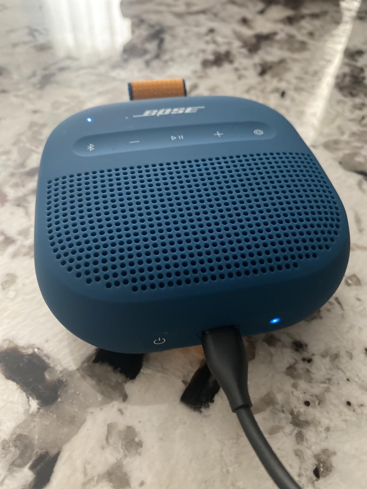 Bose SoundLink Micro Portable Bluetooth Speaker (2nd Gen), Wireless Outdoor Speaker, Up to 12 Hours Battery Life, Waterproof and Dustproof, Sandstone customer photo 1