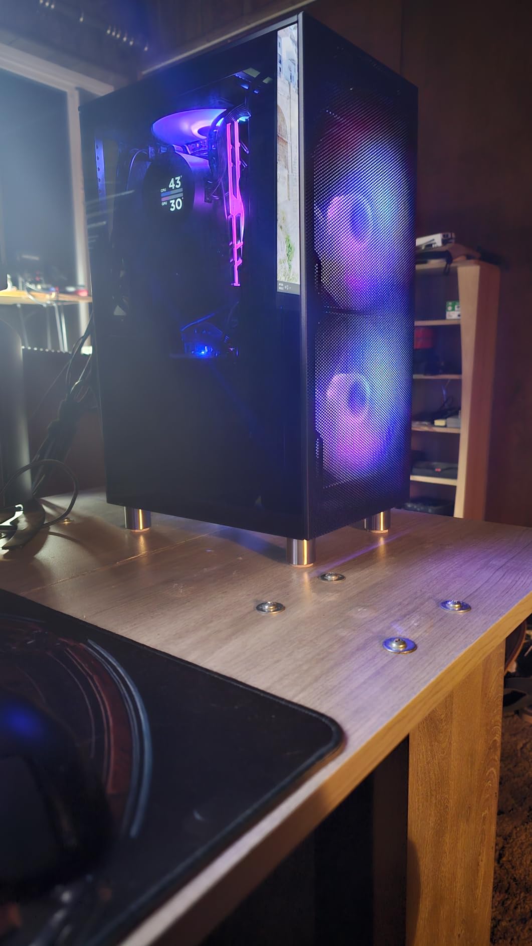 SSUPD Meshroom S V2 Mini-ITX Gaming PC Case (SFF), Full Mesh Panel with PCIE 5.0 Riser Cable customer photo 1