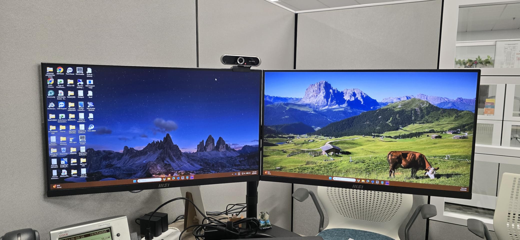 msi PRO MP243L E14 24-inch IPS 1920 x 1080 (FHD) Gaming Office Monitor, 144Hz, Free-Synch, HDR Ready, HDMI, VGA Port, VESA Mountable, Tilt, 4-Side Slim Bezel, 1ms, Black customer photo 1