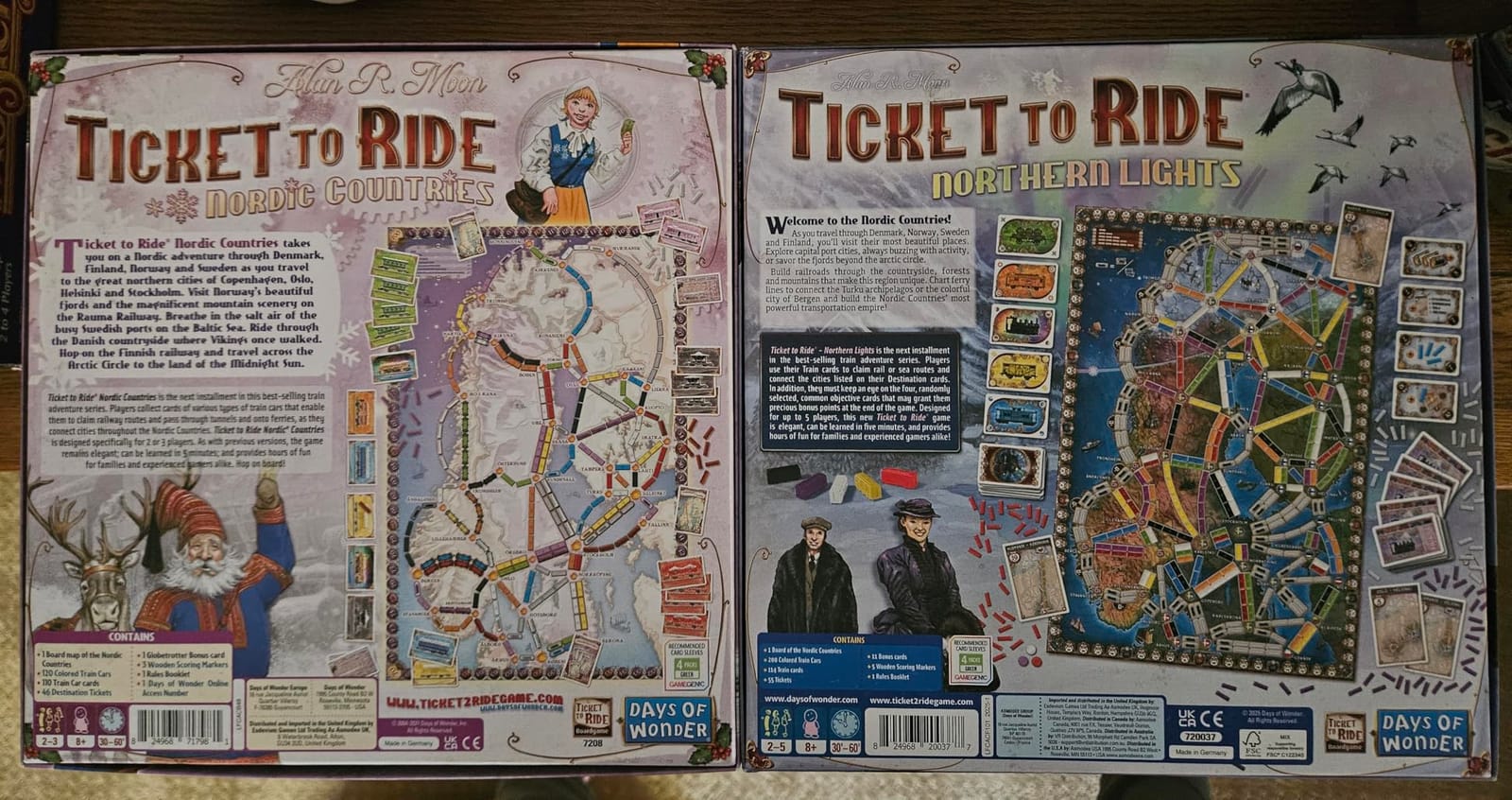 Ticket to Ride Northern Lights Board Game | Scenic Train Routes Across Nordic Countries, Strategy Game for Kids & Adults, Ages 8+, 2-5 Players, 60 Mins customer photo 1