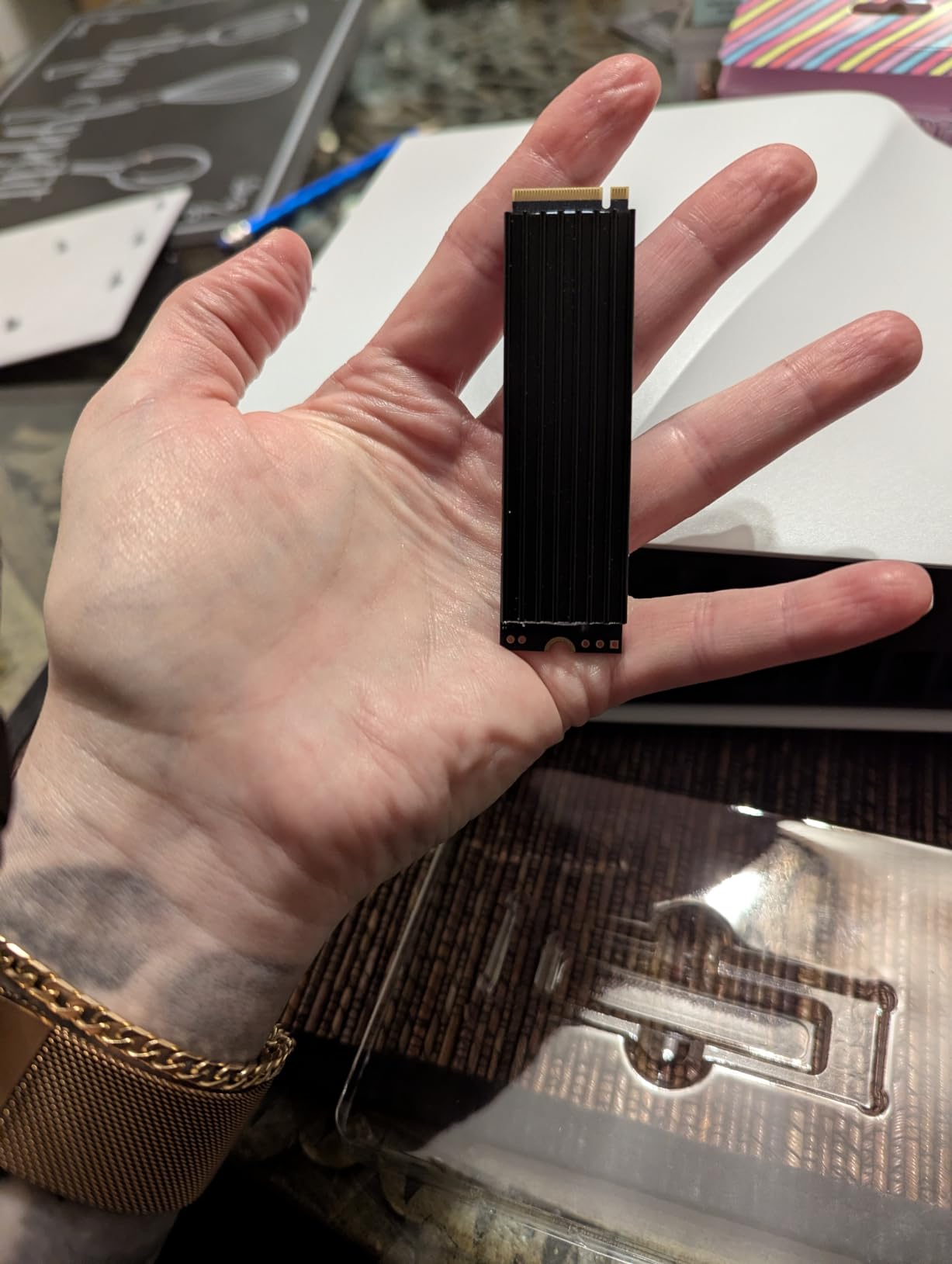 SIX NVME M.2 SSD PCIe 4.0-1TB m.2 2280 ssd, Read UP to 7350MB/s 1TB for Gaming PS5 Memory Storage Expansion with Heatsink, Internal Solid State Hard Drive PCIe gen 4x4 Nvme for Laptop Desktop pc customer photo 1