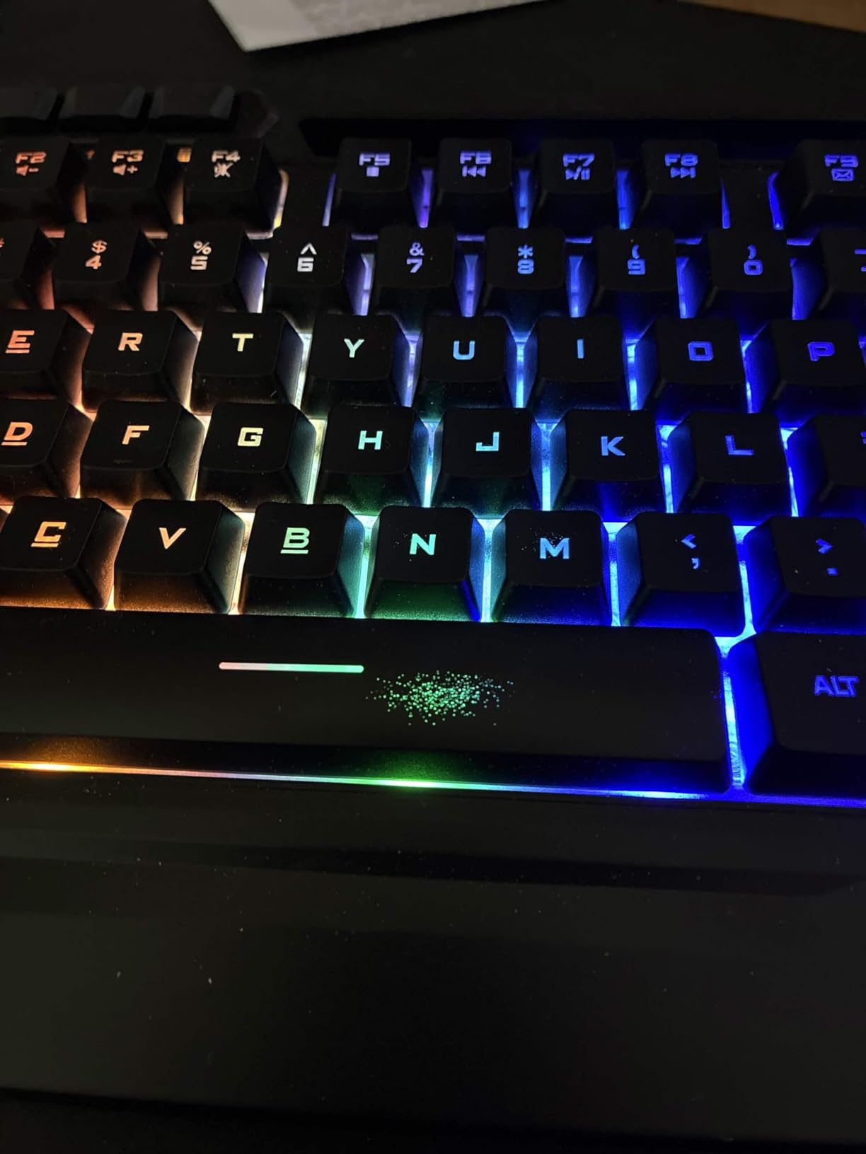 Gaming Keyboard and Mouse Combo, Wired RGB Set for PC PS4 PS5 Xbox | Phone Holder, Ergo Wrist Rest, Full Size, Anti-Ghosting, USB Silent Light Up Keyboard, 7D 7200DPI Gaming Mouse, Mouse Pad customer photo 1