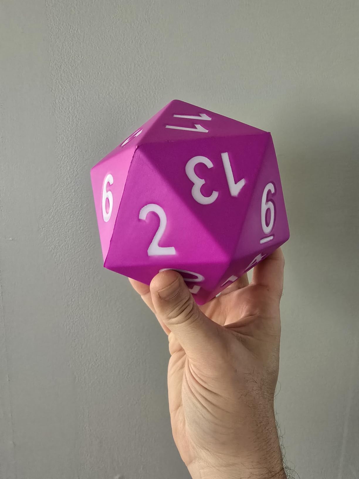 KESS: Giant D20 Foam Dice - Blue - 5
