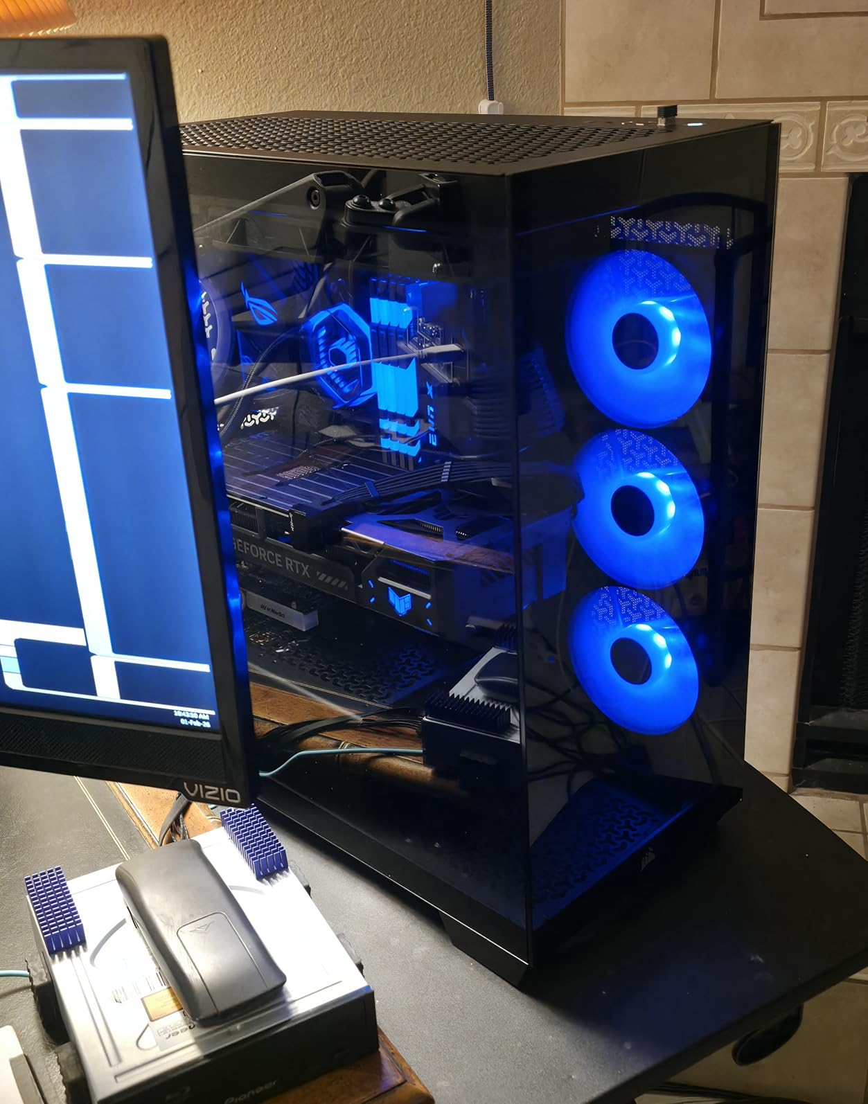 CORSAIR 3500X RS ARGB Panoramic Mid-Tower PC Case – Black customer photo 1