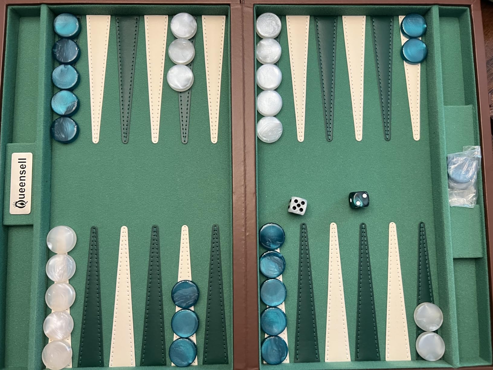 Queensell Premium Faux Suede Backgammon customer photo 1
