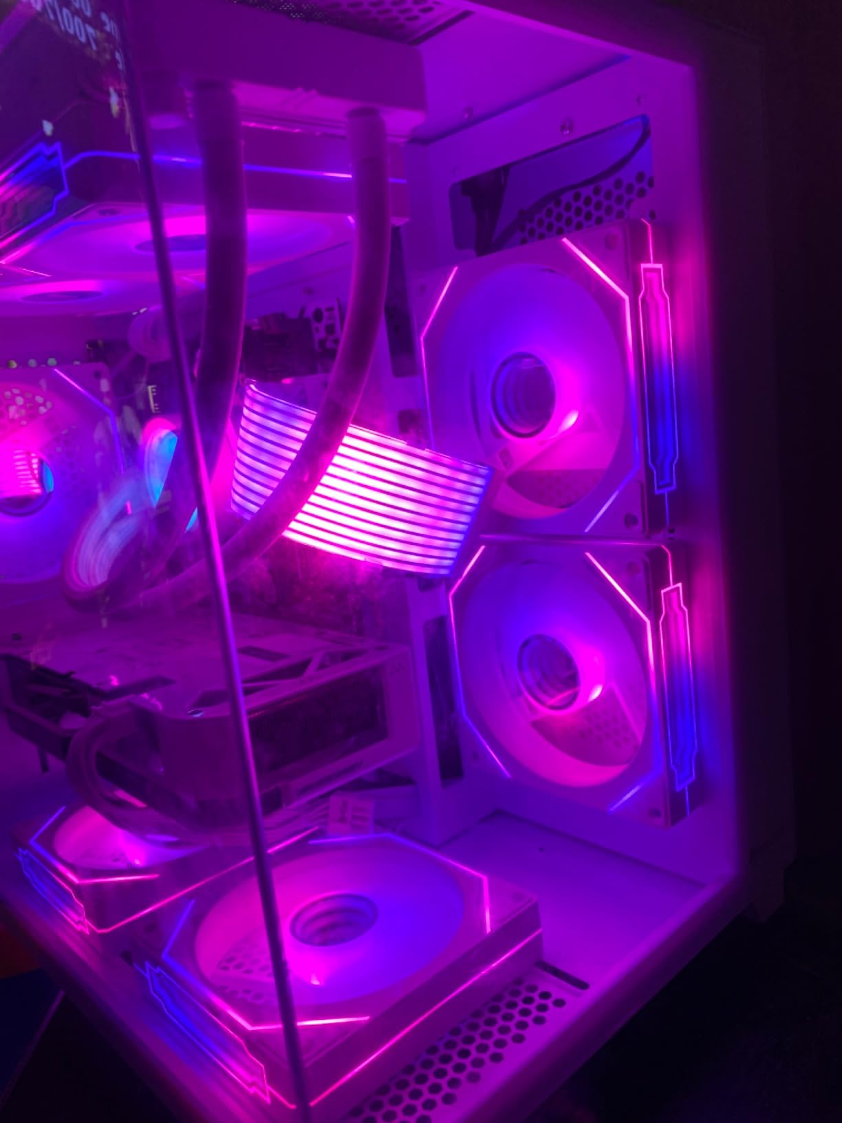 King White Prebuilt Gaming PC - Ryzen 5 5500 (6-Core) CPU, RX 6500 XT 4GB GPU, 16GB DDR4 3200MHz RAM, 1TB PCIe SSD, 5 RGB Fans with Software, WiFi & Bluetooth, Windows 11 Desktop Computer customer photo 1