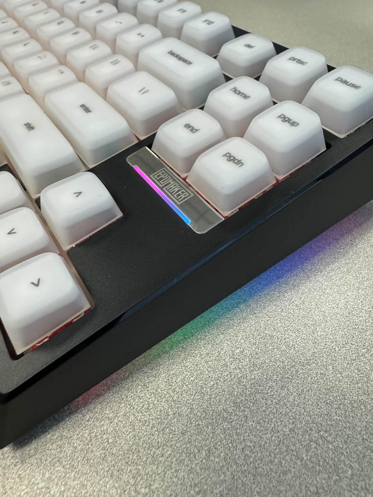 EPOMAKER G84 HE Wireless Hall Effect Keyboard, 8K Polling & 8000mAh | SOCD & DKS, Gaming Keyboard with Fast Trigger & Adjustable Actuation, RGB Backlit, PBT Keycap, Hot-Swap, for Win/Mac (Black) customer photo 2