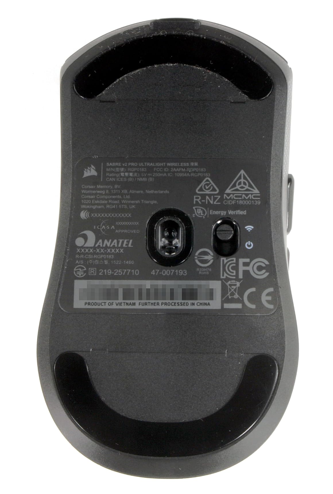 Corsair Sabre v2 PRO Wireless Ultralight FPS PC Gaming Mouse - Black | 33,000 DPI, 36g, 8000Hz Hyper-Polling, Mechanical Switches, Up to 70-Hour Battery Life, 2.4GHz, Grip Tape Included customer photo 1