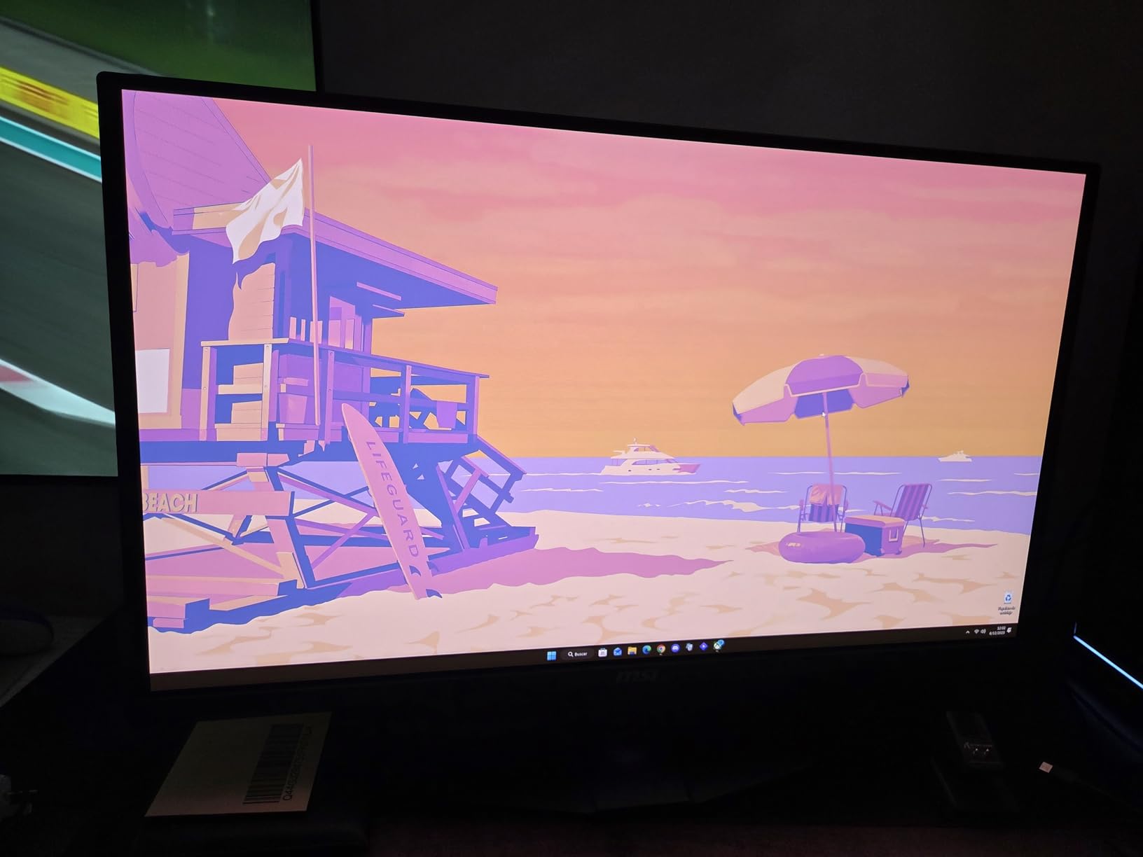 MAG 271QP QD-OLED X28, 27-Inch, WQHD, 2560x1440, Gaming Monitor, Quantum Dot OLED Panel, 280Hz, 0.03ms, DisplayHDR True Black 400, HDMI 2.1, DP 1.4a, USB C (15WPD), Tilt/Height Adjustable, Black customer photo 1