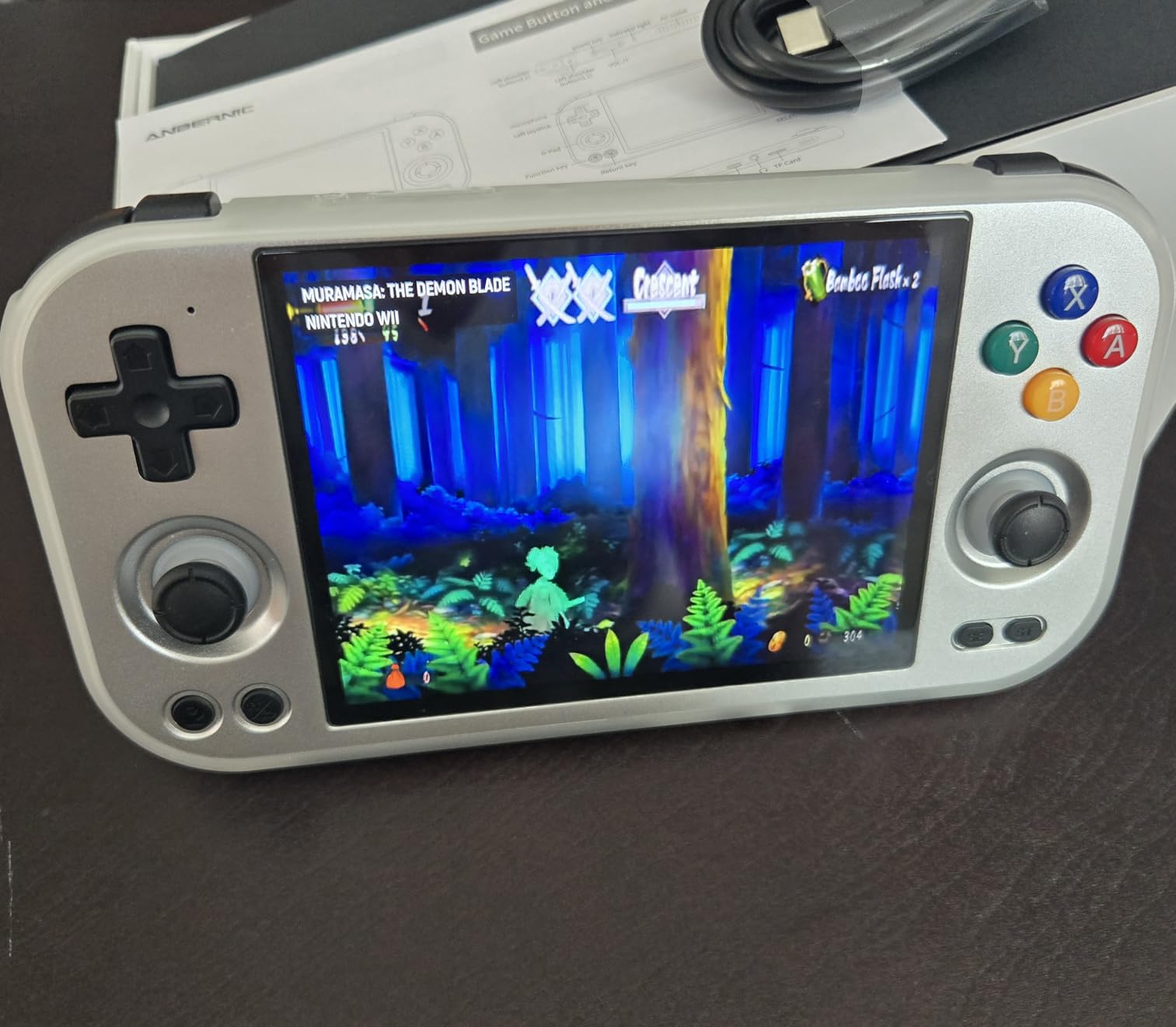 RG477M Retro Handheld Game Console, Aluminum Alloy CNC Dimensity 8300 Android14 System 4.7-inch Touch Handheld Game Console WiFi/Bluetooth Hall Joystick RGB Light 5300mah customer photo 1