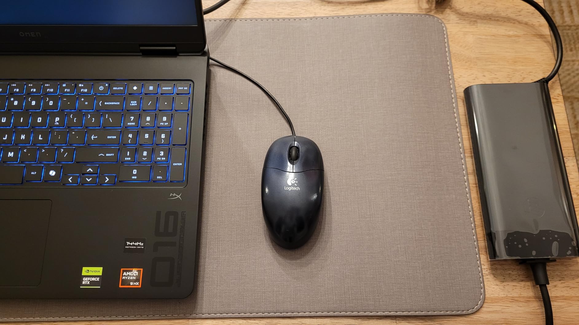 ONLYTOP Heated Desk Pad Black, 31.5