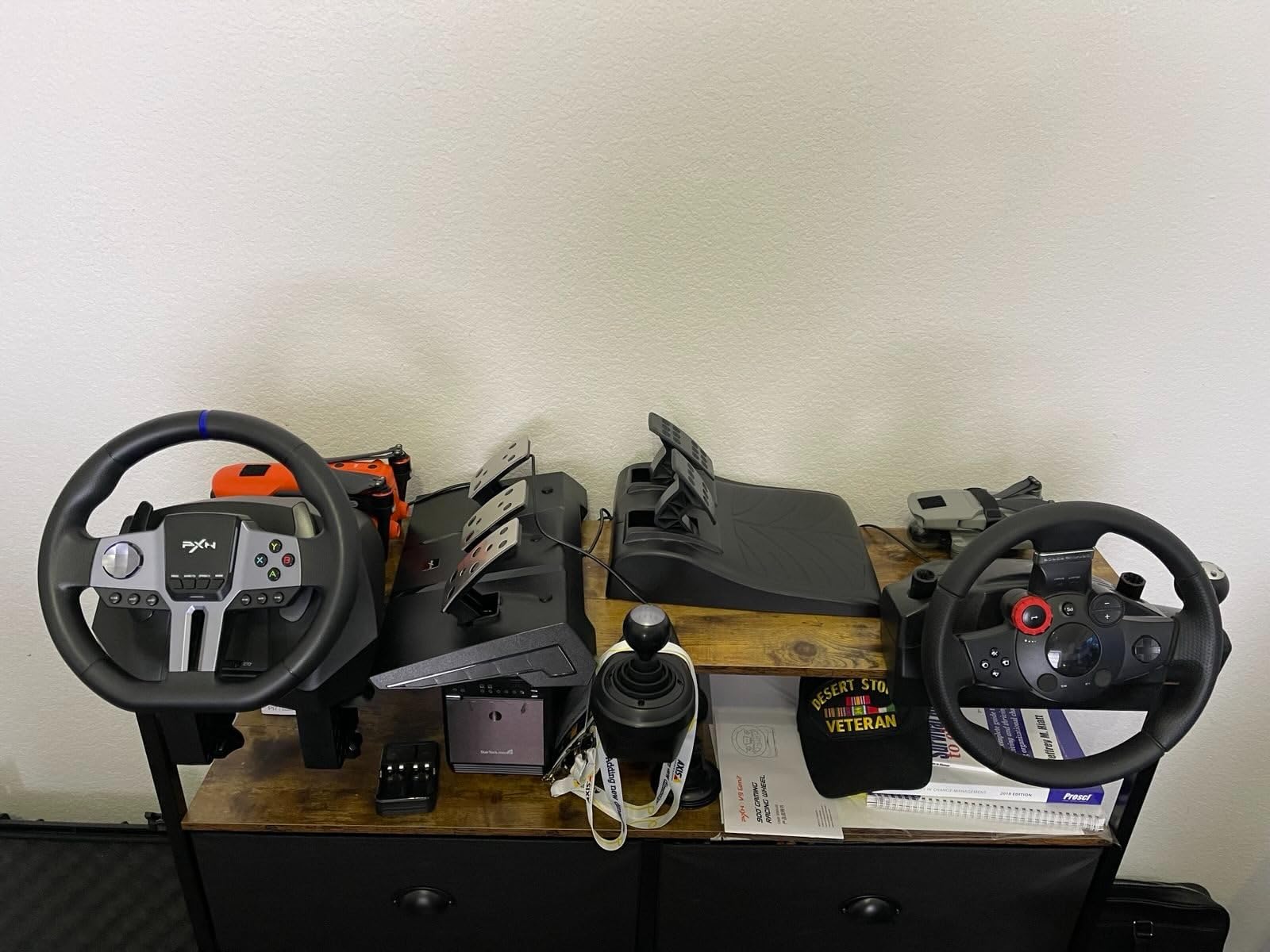 SUBSONIC Racing GT5 RGB Gaming Steering Wheel PS5 & PC - 270° Pedals | Racing wheel PS5 & PC, 270° rotation, RGB LED lighting, dual joystick, Paddle shifters, Gas & brake pedals customer photo 1